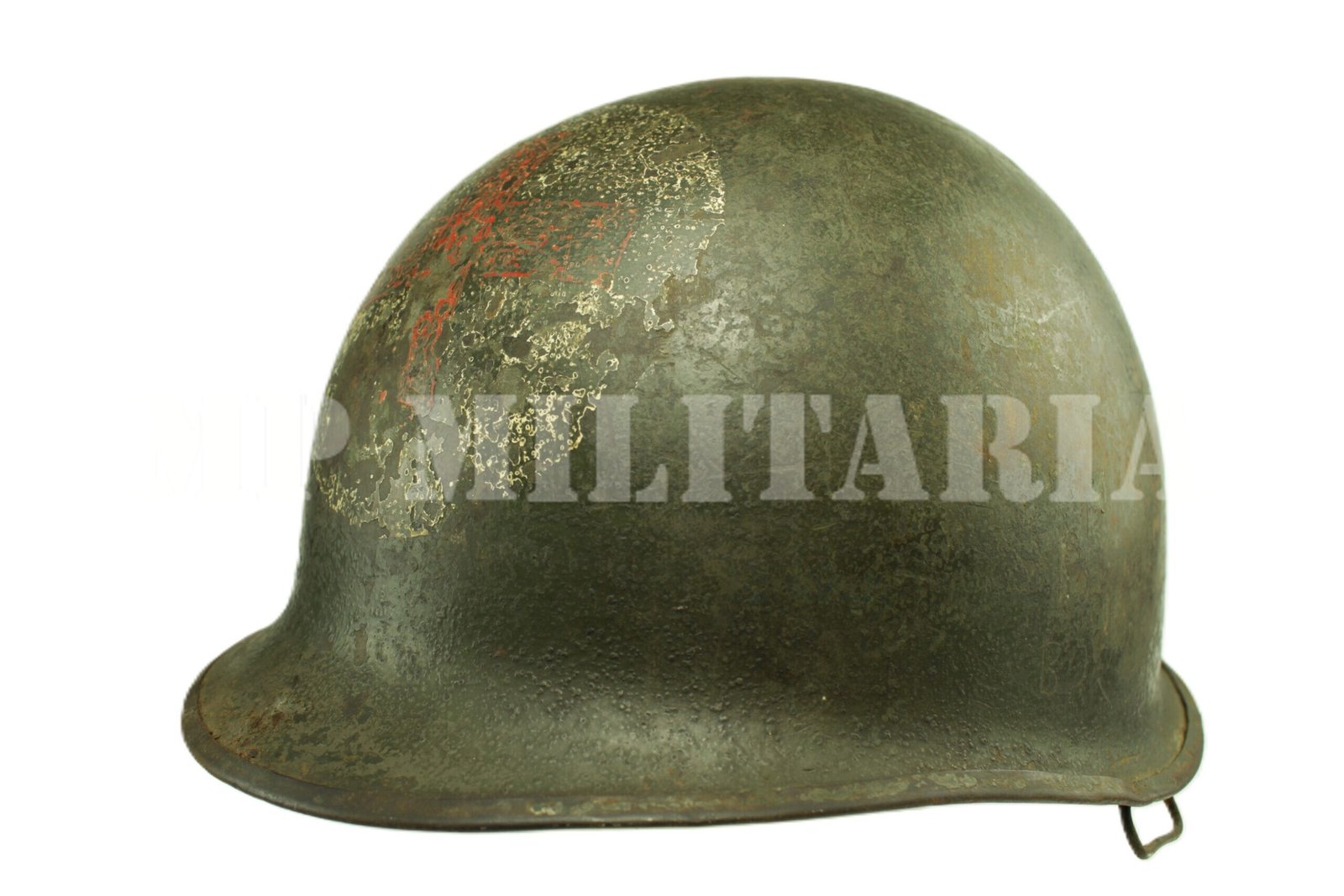 CAPACETE DE AÇO M1 DE PADIOLEIRO / MÉDICO - Imagem 2