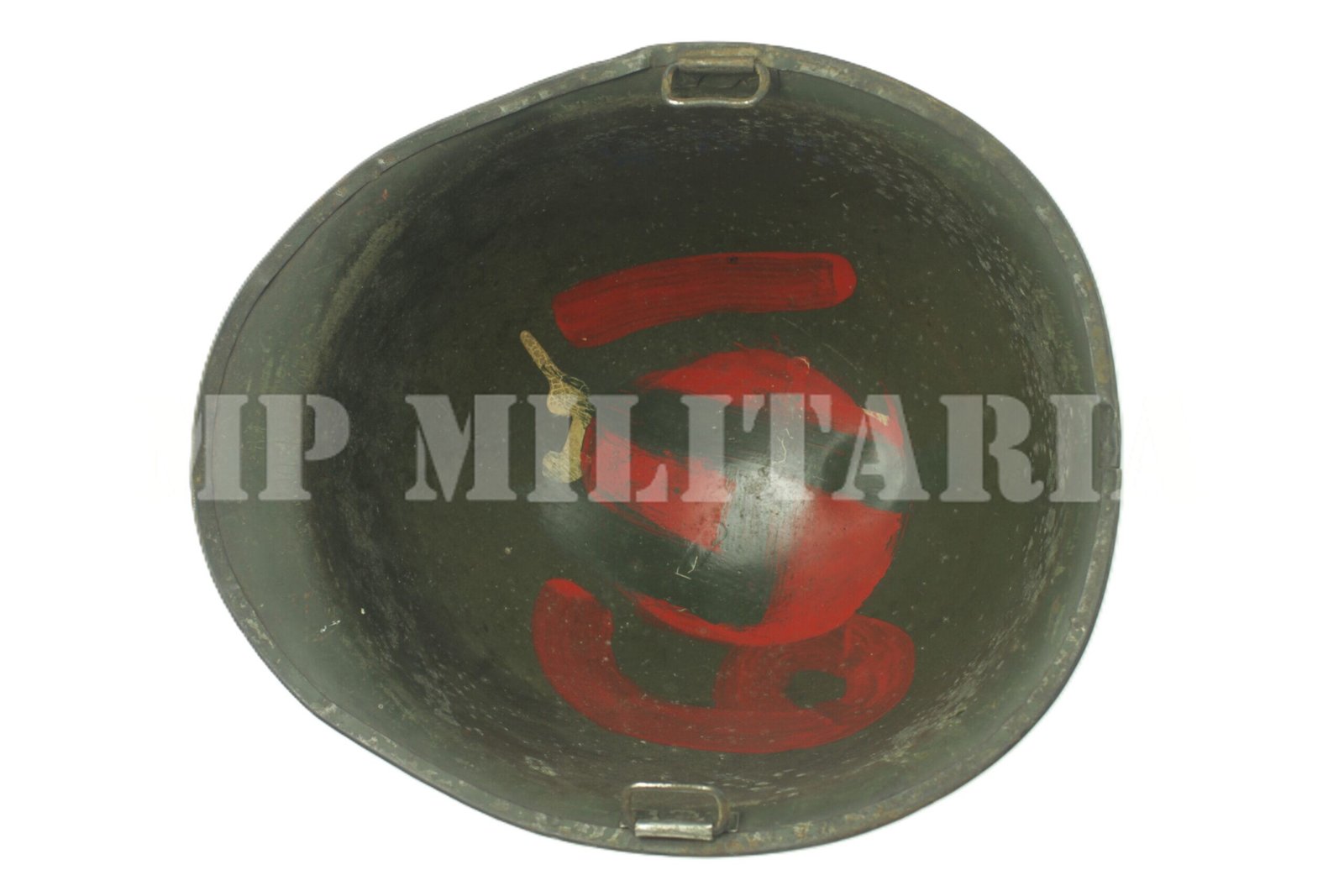 CAPACETE DE AÇO M1 DE PADIOLEIRO / MÉDICO - Imagem 9