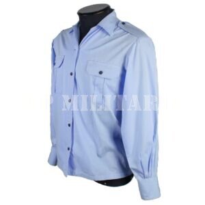 CAMISA AZUL OXFORD DA FORÇA AÉREA BRASILEIRA FAB – ANOS 50