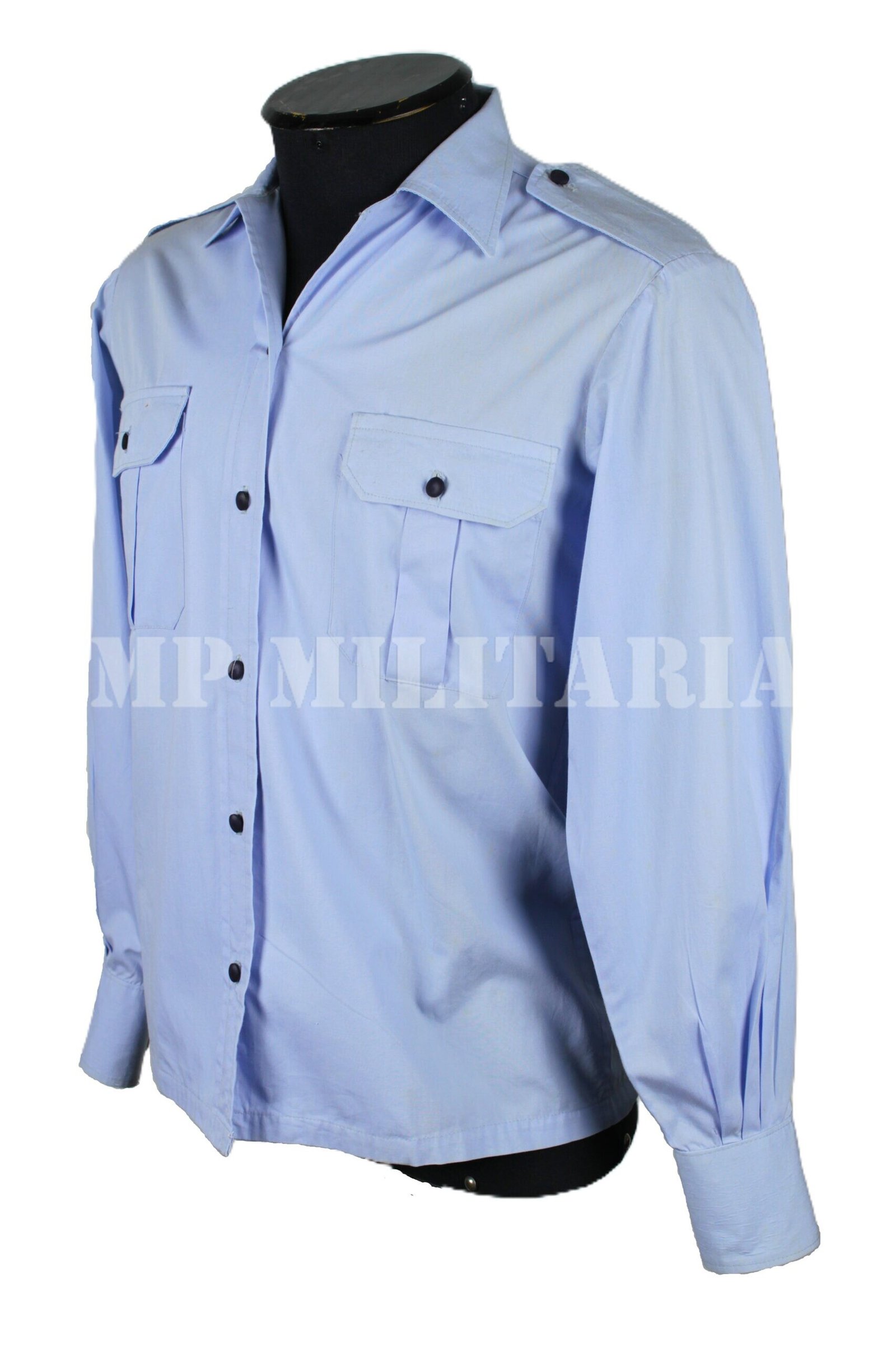 CAMISA AZUL OXFORD DA FORÇA AÉREA BRASILEIRA FAB – ANOS 50 - Imagem 2