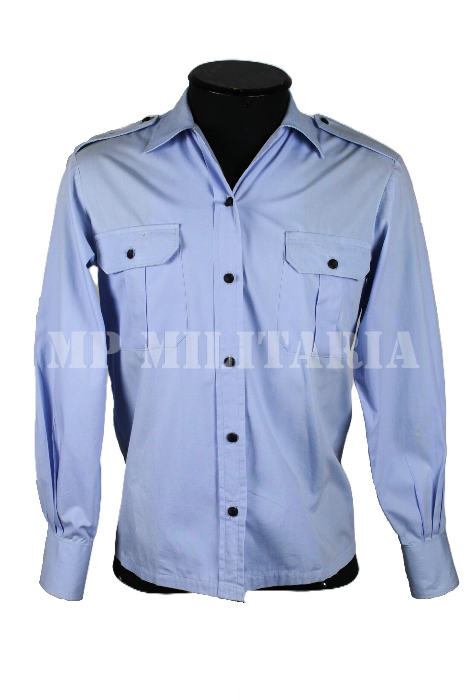 CAMISA AZUL OXFORD DA FORÇA AÉREA BRASILEIRA FAB – ANOS 50 - Imagem 3