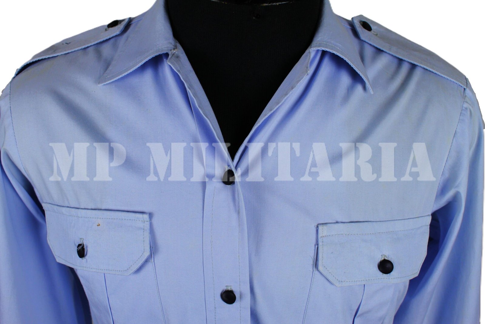 CAMISA AZUL OXFORD DA FORÇA AÉREA BRASILEIRA FAB – ANOS 50 - Imagem 6