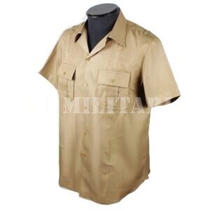 CAMISA BEGE MEIA MANGA DE OFICIAL DO EXÉRCITO BRASILEIRO