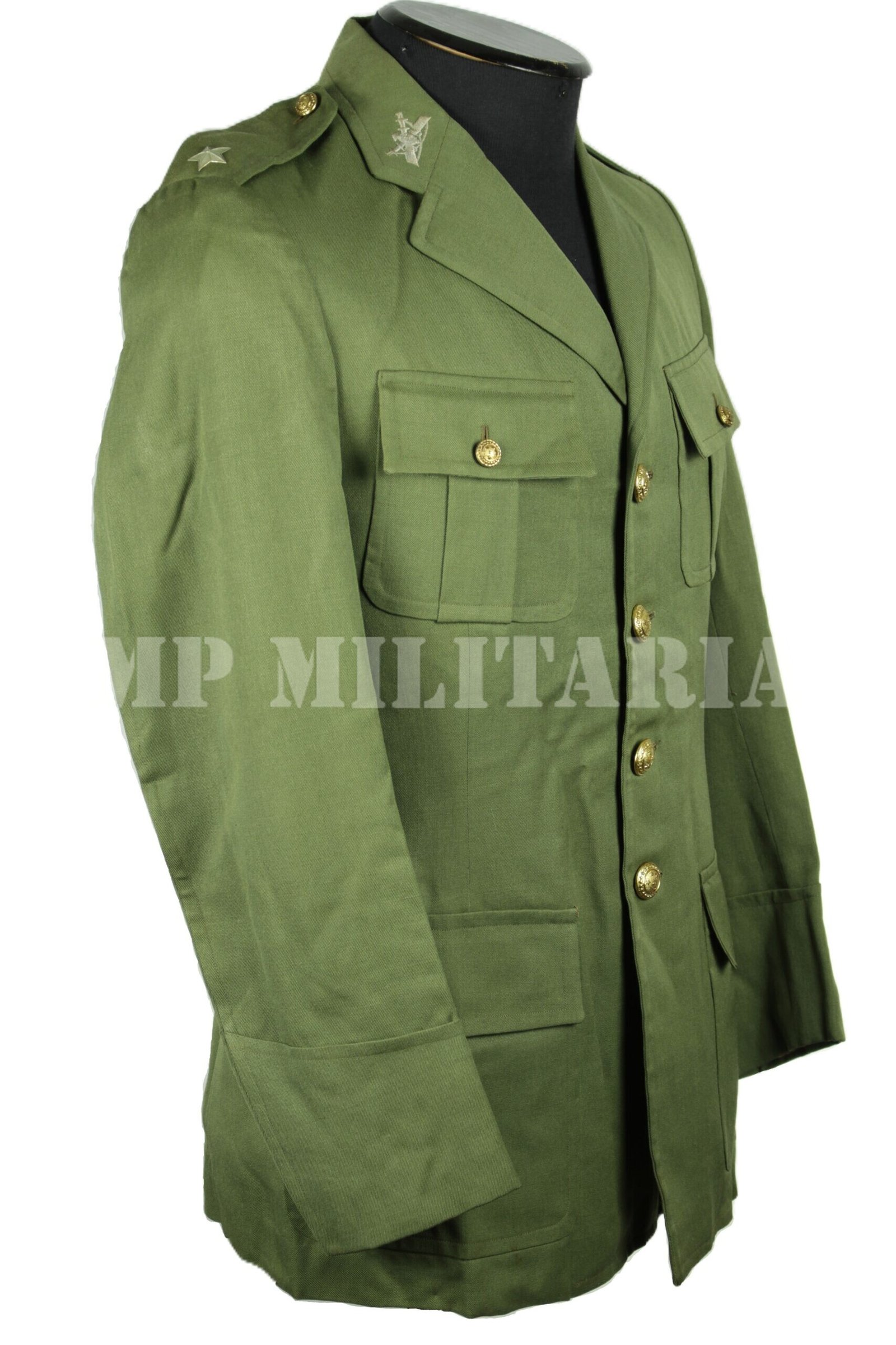TÚNICA DE GABARDINE DE ASPIRANTE DO EXÉRCITO BRASILEIRO – ANOS 50 - Imagem 4