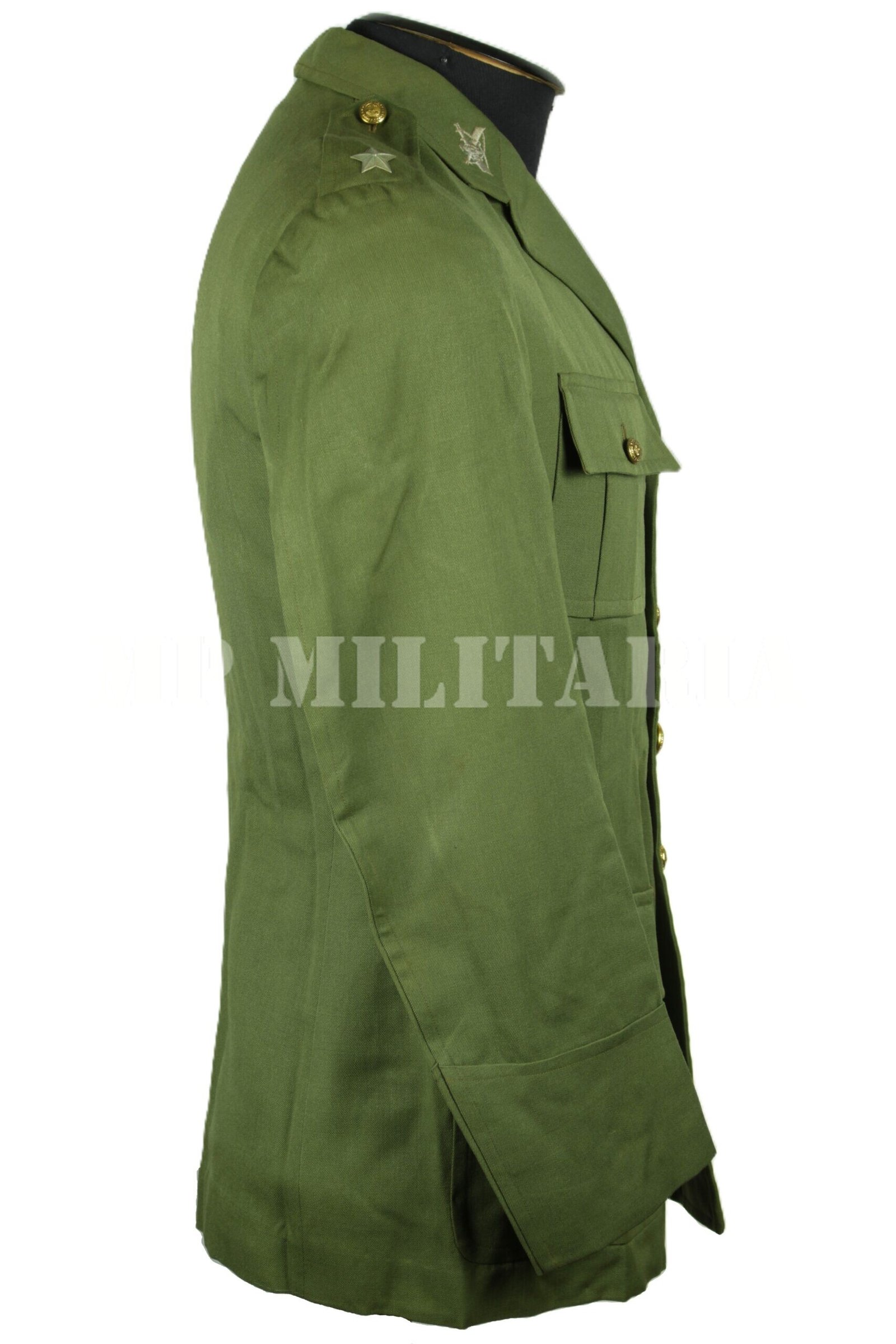 TÚNICA DE GABARDINE DE ASPIRANTE DO EXÉRCITO BRASILEIRO – ANOS 50 - Imagem 5