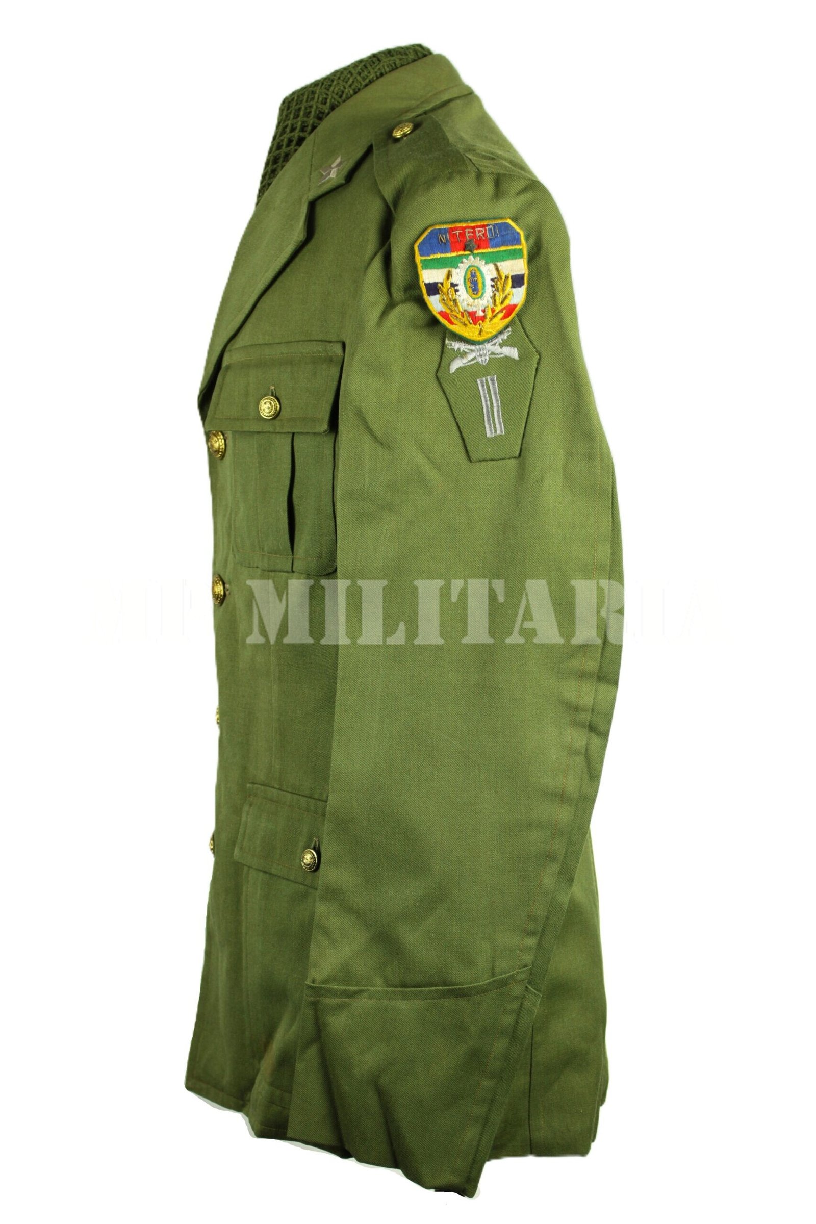 TÚNICA DE GABARDINE DE ALUNO DO CPOR DE NITERÓI • EXÉRCITO BRASILEIRO – ANOS 50 500,00 - Imagem 7