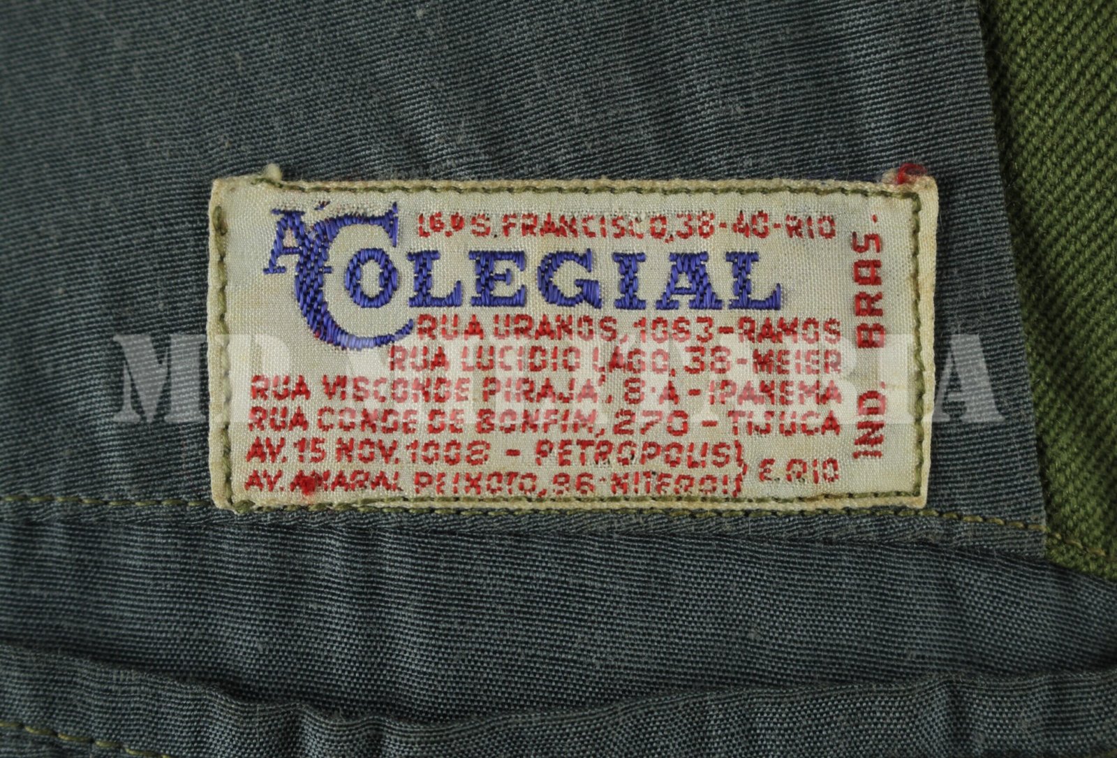TÚNICA DE GABARDINE DE ALUNO DO CPOR DE NITERÓI • EXÉRCITO BRASILEIRO – ANOS 50 500,00 - Imagem 10