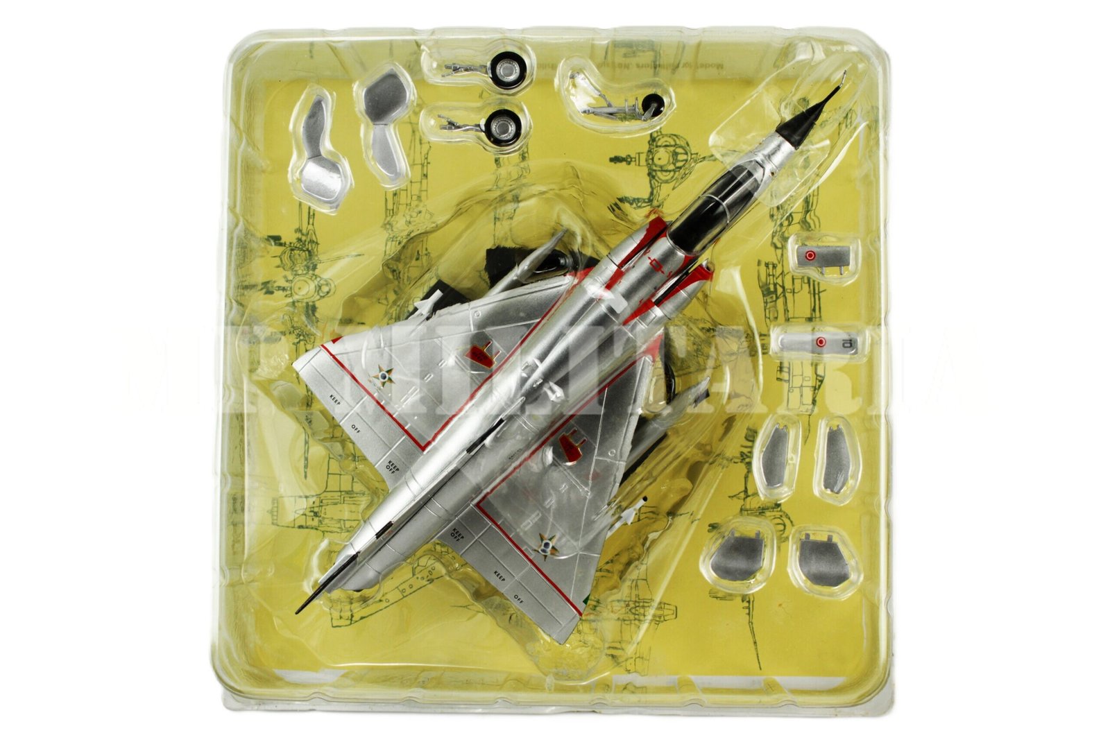 MINIATURA AVIÃO DE CAÇA MIRAGE III DA FAB – FORÇA AÉREA BRASILEIRA