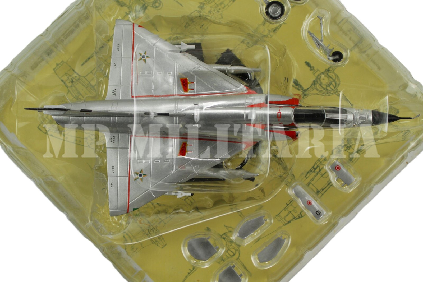 MINIATURA AVIÃO DE CAÇA MIRAGE III DA FAB – FORÇA AÉREA BRASILEIRA - Imagem 2