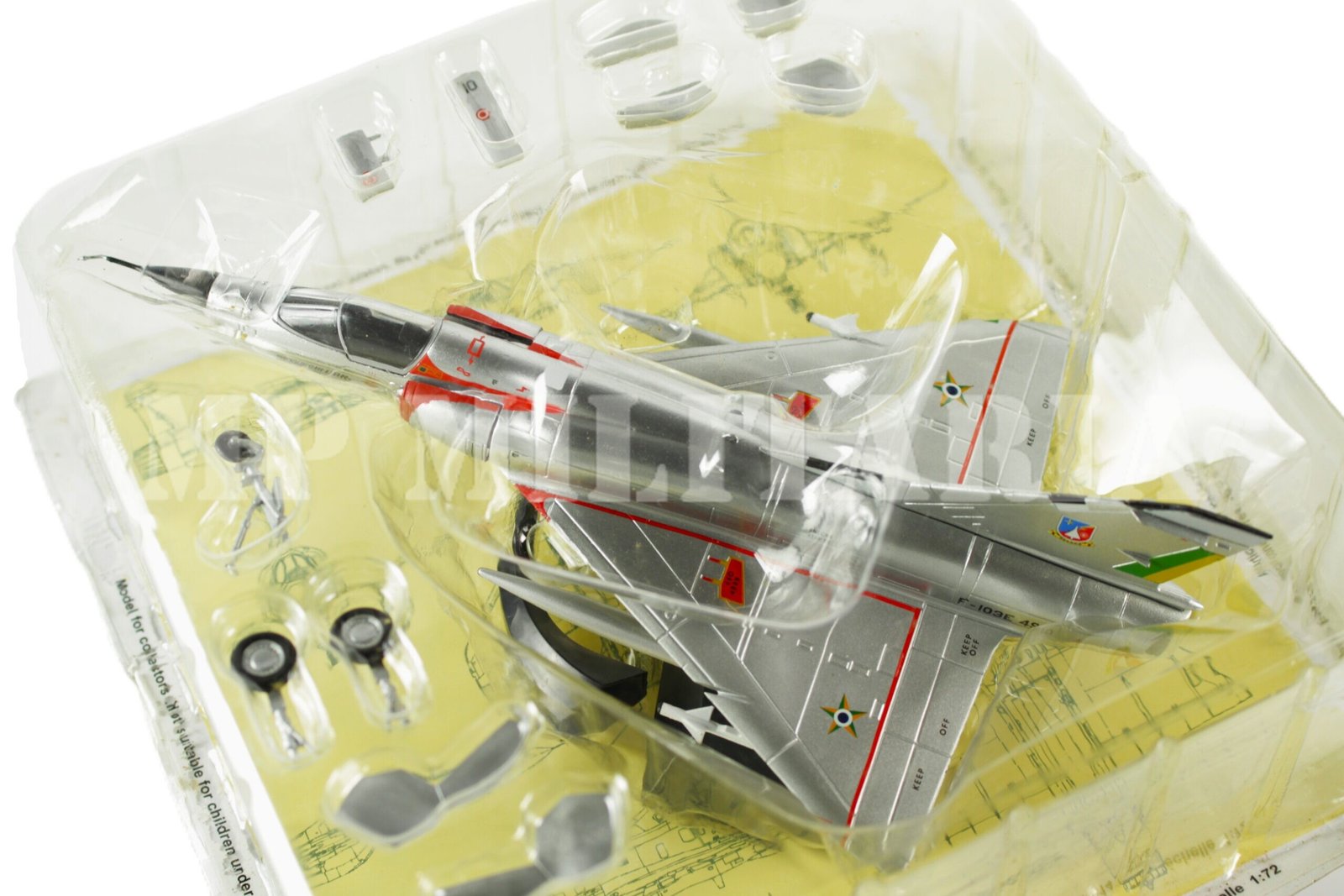 MINIATURA AVIÃO DE CAÇA MIRAGE III DA FAB – FORÇA AÉREA BRASILEIRA - Imagem 4