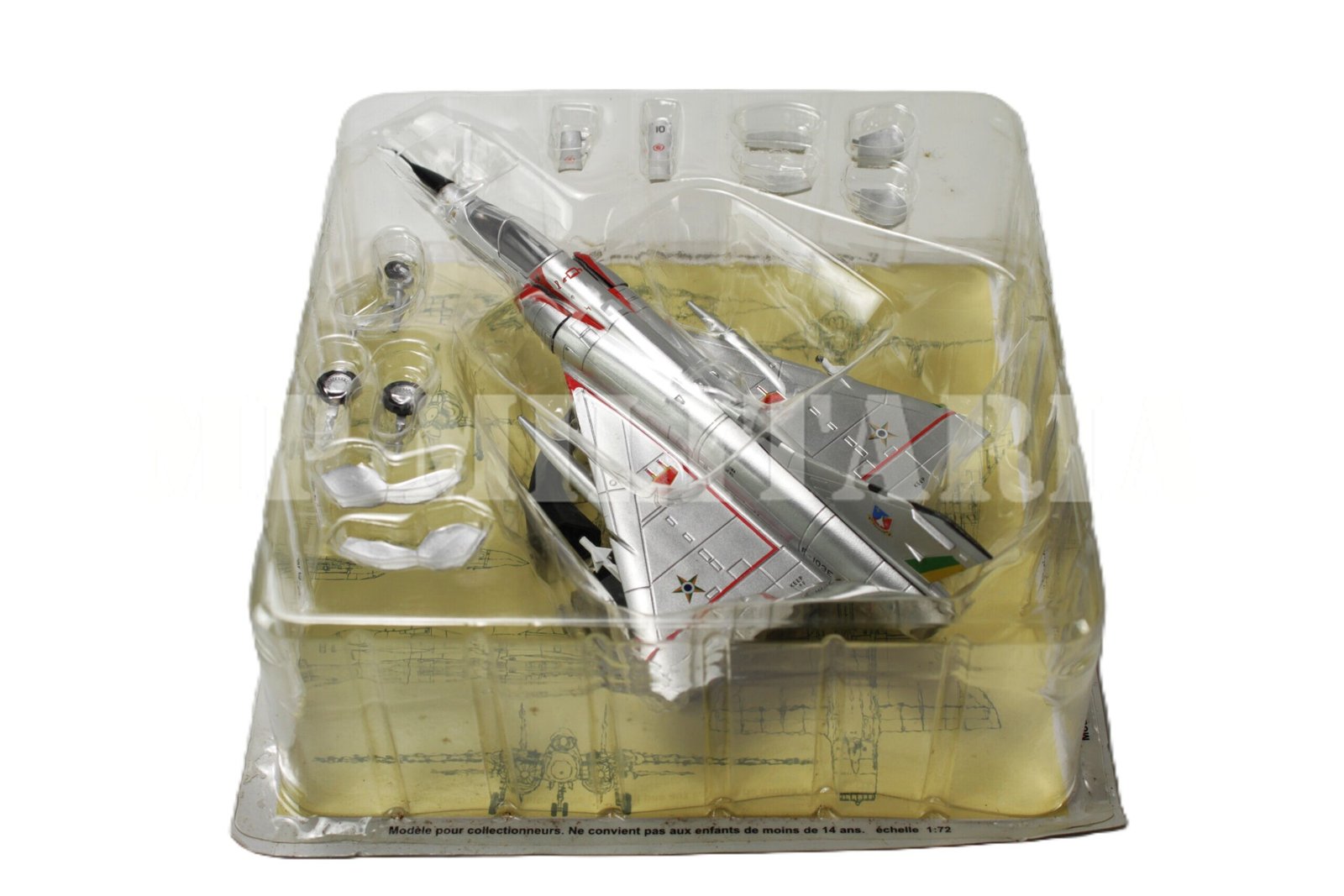 MINIATURA AVIÃO DE CAÇA MIRAGE III DA FAB – FORÇA AÉREA BRASILEIRA - Imagem 5