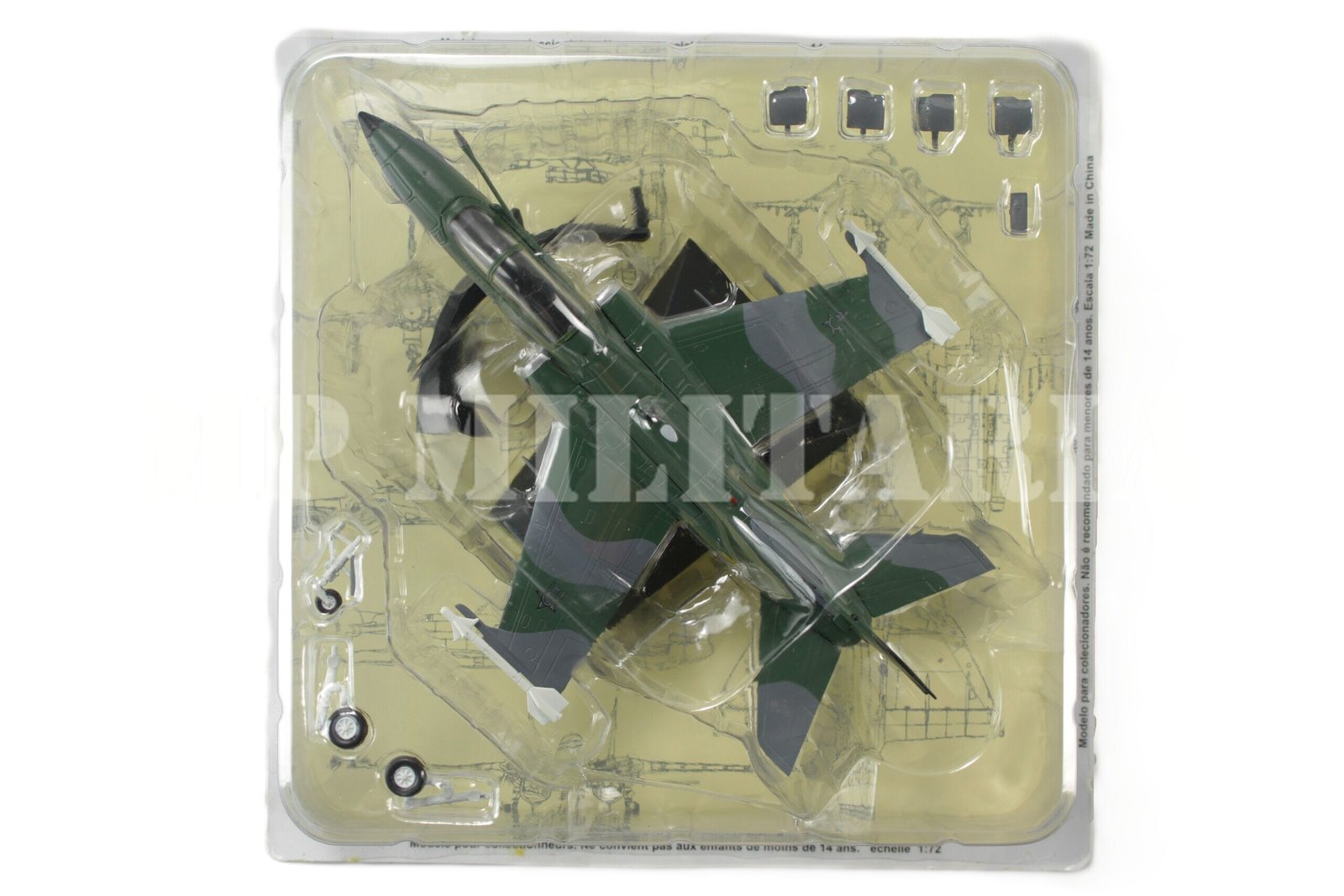 MINIATURA AVIÃO DE CAÇA AMX A-1 DA FAB – FORÇA AÉREA BRASILEIRA