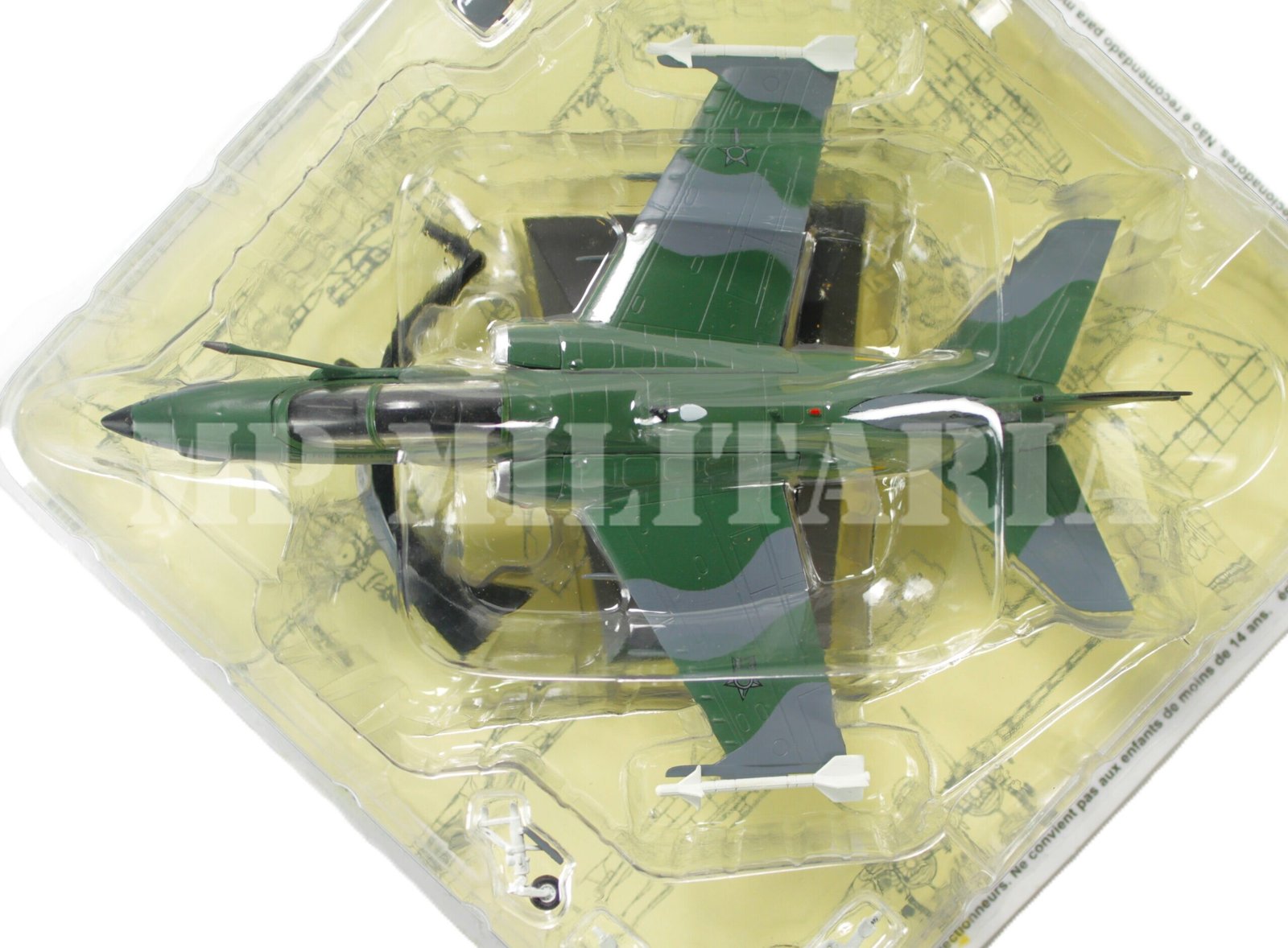 MINIATURA AVIÃO DE CAÇA AMX A-1 DA FAB – FORÇA AÉREA BRASILEIRA - Imagem 2