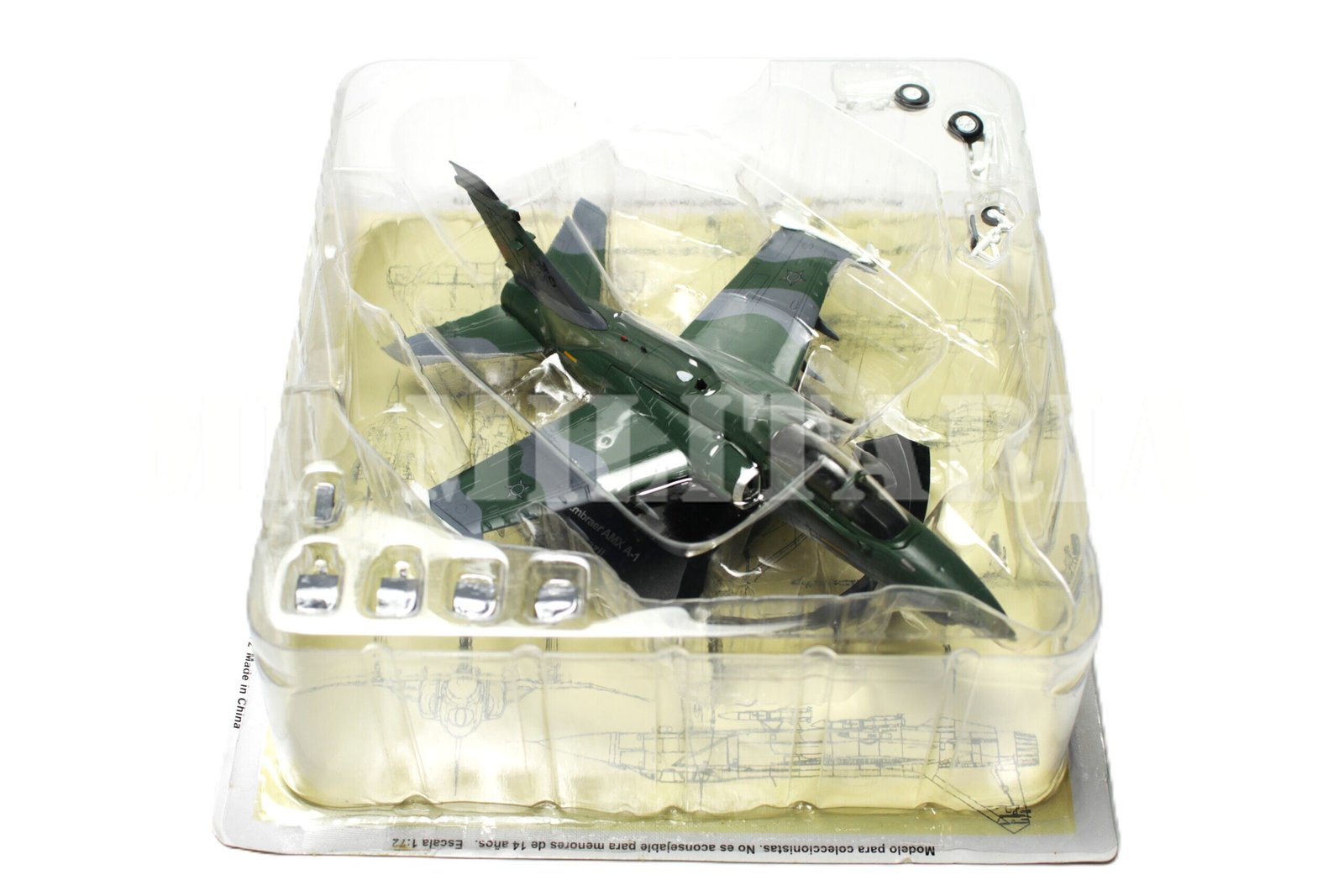 MINIATURA AVIÃO DE CAÇA AMX A-1 DA FAB – FORÇA AÉREA BRASILEIRA - Imagem 4