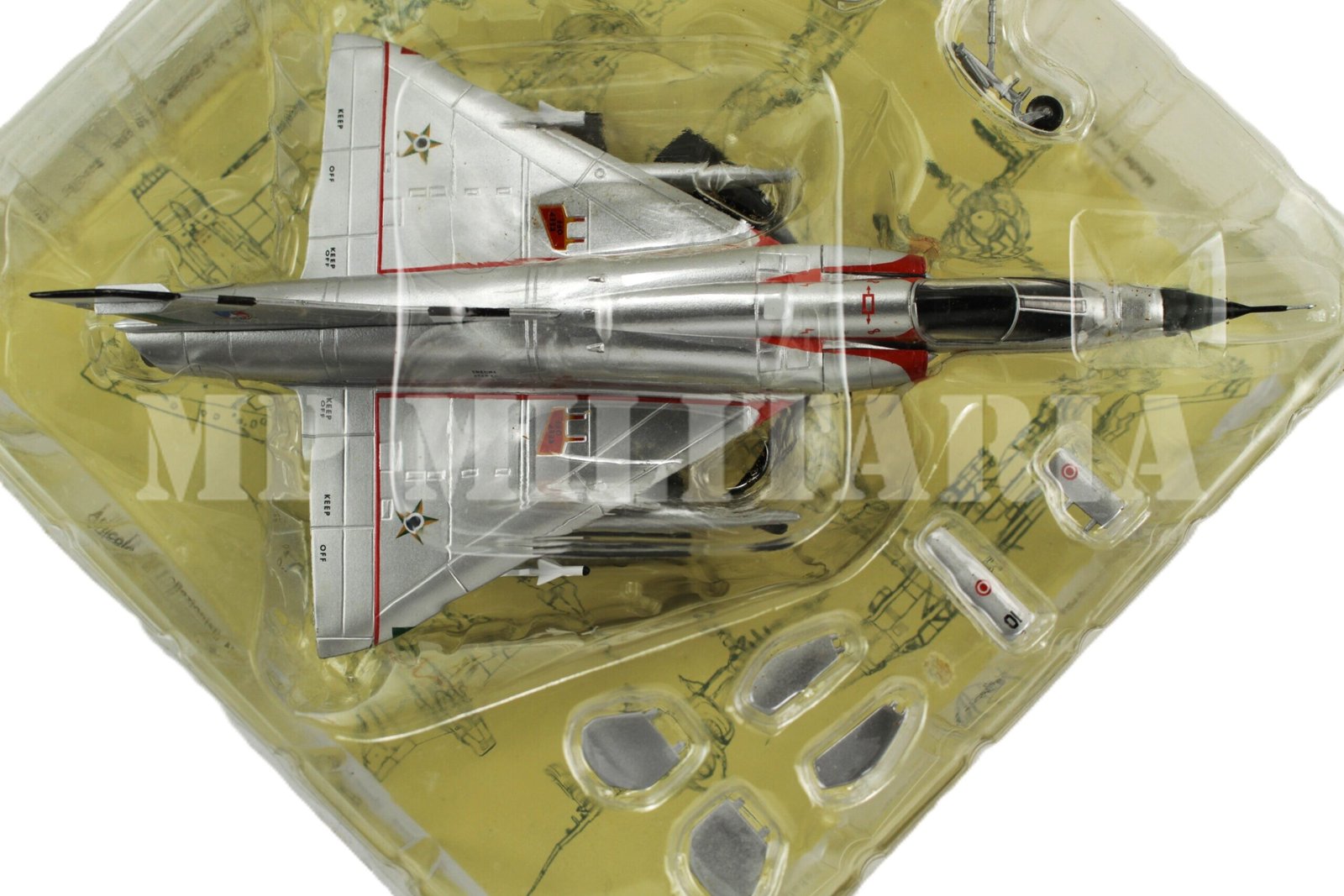 MINIATURA AVIÃO DE CAÇA MIRAGE III DA FAB – FORÇA AÉREA BRASILEIRA - Imagem 2