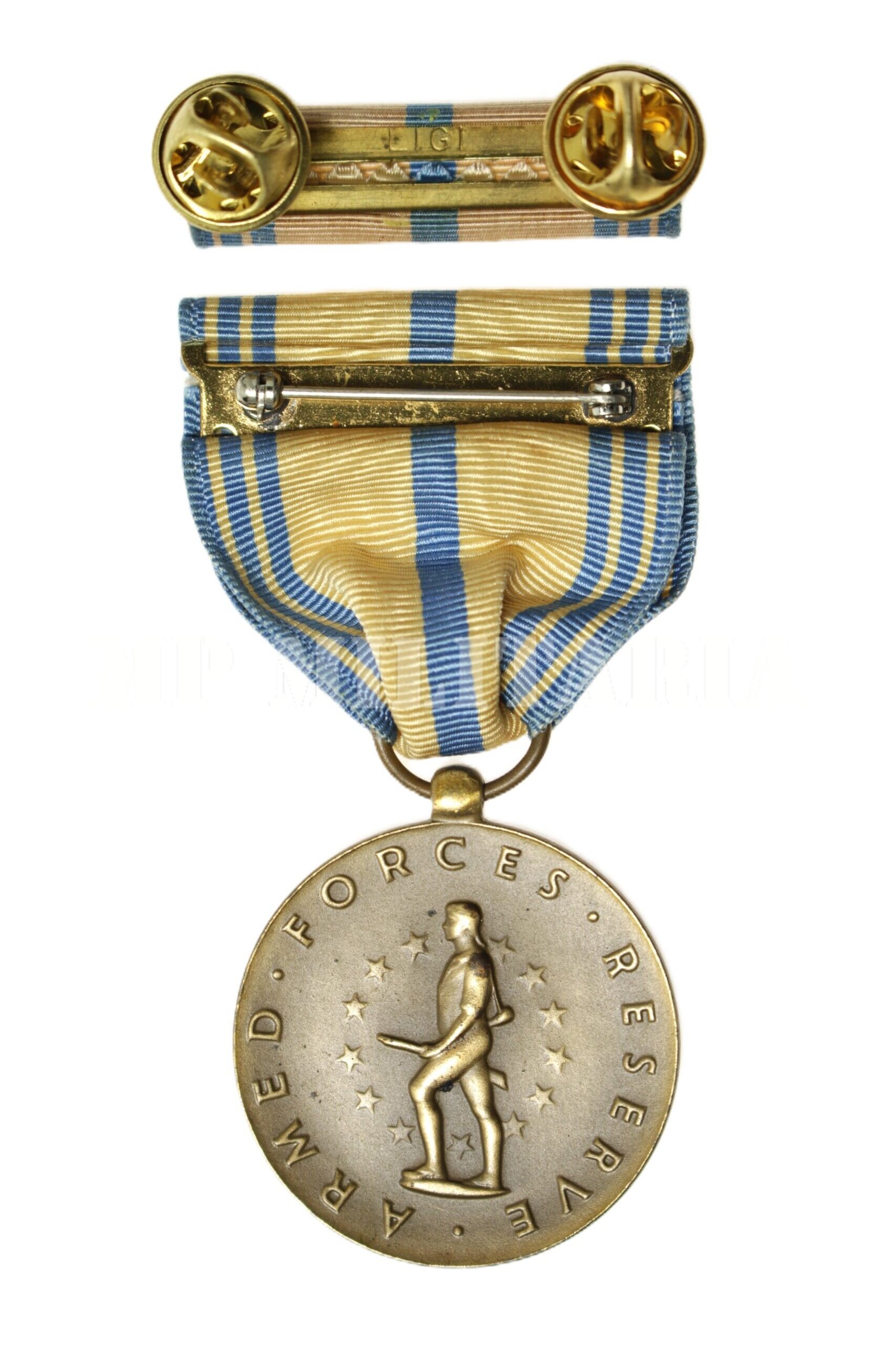 MEDALHA “ARMED FORCES RESERVE MEDAL – NATIONAL GUARD”, COM BARRETA - Imagem 3