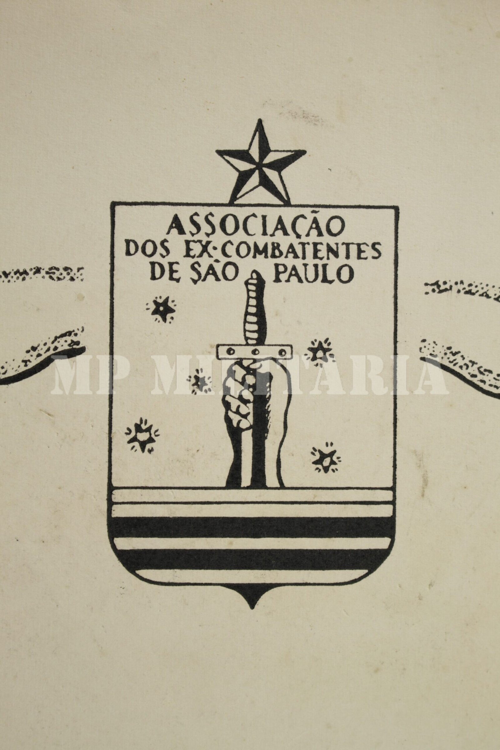 MOLDURA DE FOTOGRAFIA DE VETERANO DA ASSOCIAÇÃO DOS EX-COMBATENTES DE SÃO PAULO – REVOLUÇÃO DE 1932 - Imagem 3
