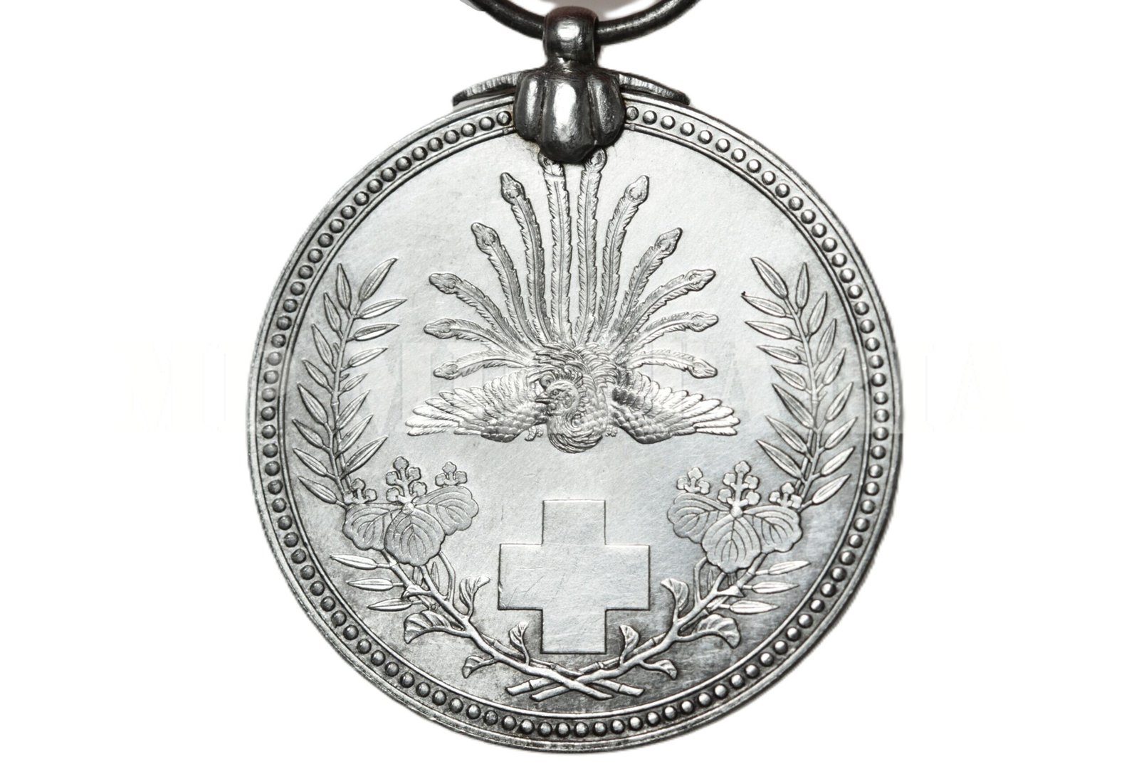 MEDALHA DE PRATA DA CRUZ VERMELHA JAPONESA • PRATA – II GUERRA - Imagem 3