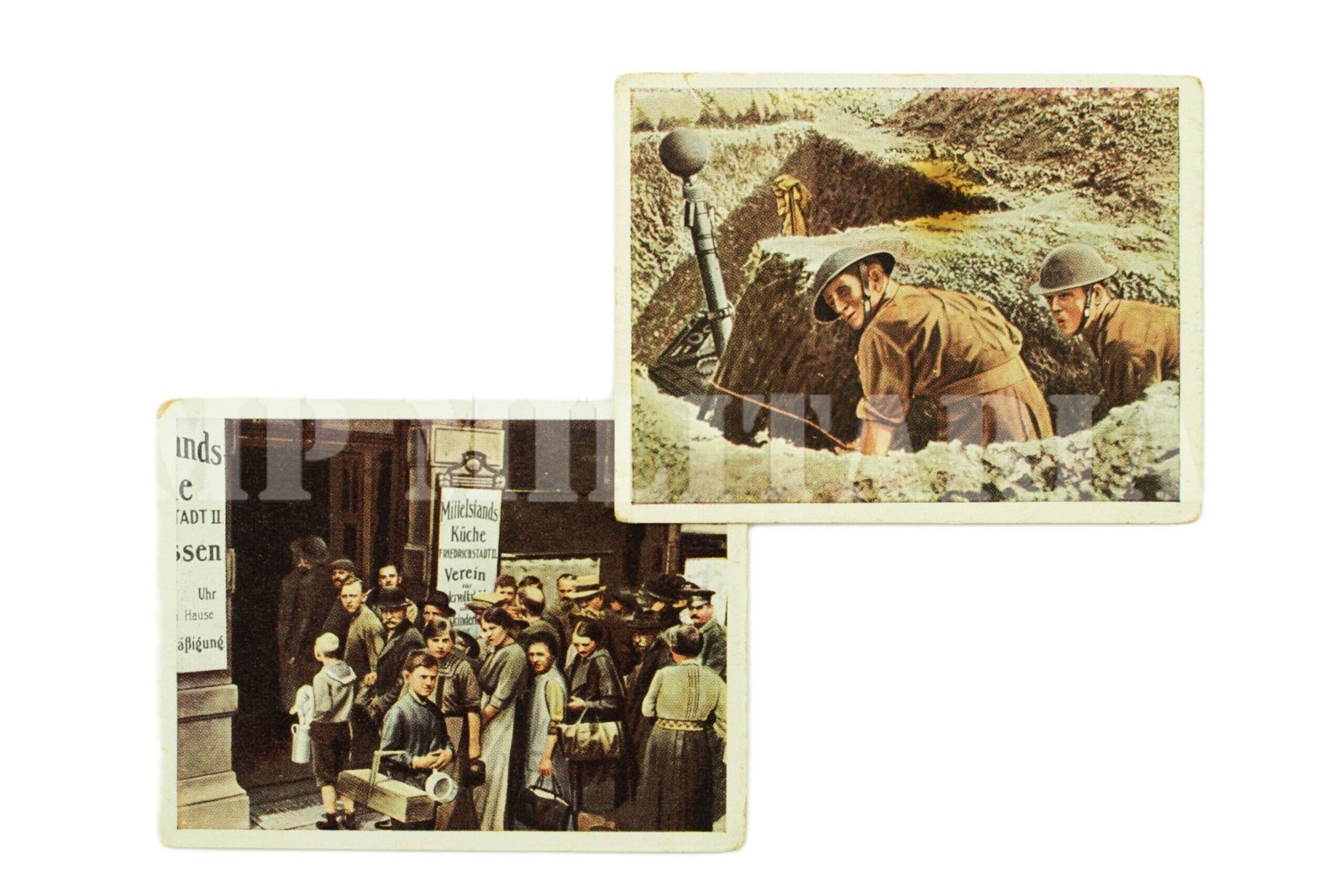 LOTE DE 4 FIGURINHAS CIGARETTEN BILDER – KURMARK E JUNO – I GUERRA - Imagem 4