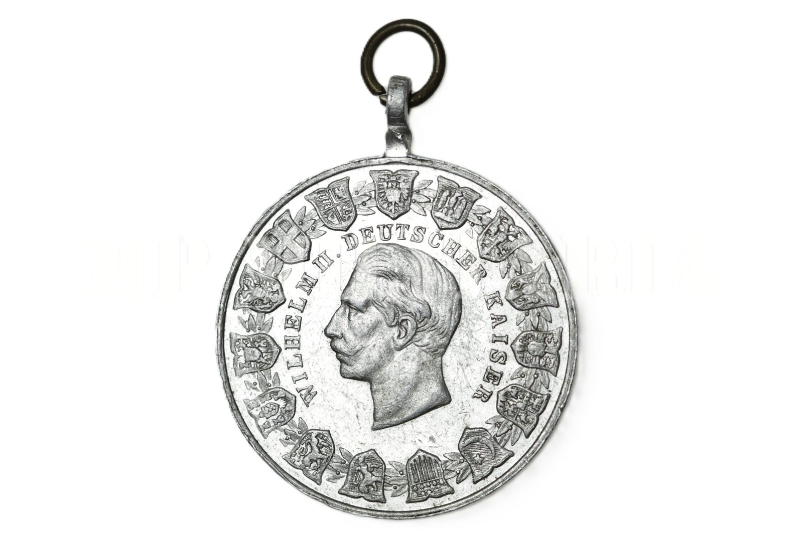 MEDALHA GUILHERME II – INAUGURAÇÃO DO CANAL DO MAR DO NORTE E MAR BÁLTICO – 1895