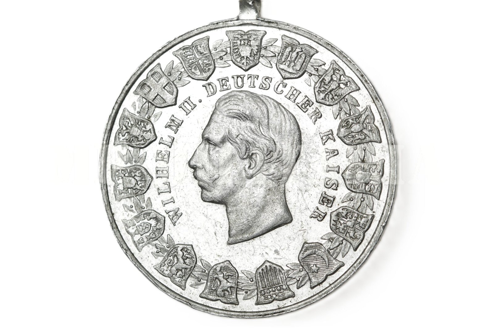 MEDALHA GUILHERME II – INAUGURAÇÃO DO CANAL DO MAR DO NORTE E MAR BÁLTICO – 1895 - Imagem 2