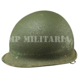 CAPACETE DE AÇO M1, COM PINTURA RUGOSA