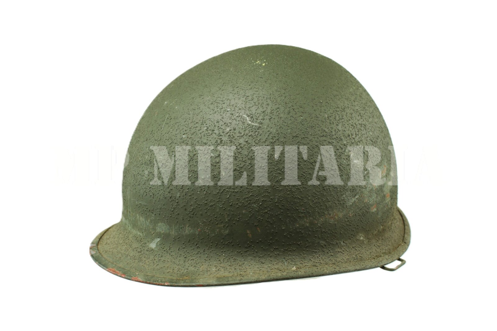 CAPACETE DE AÇO M1, COM PINTURA RUGOSA