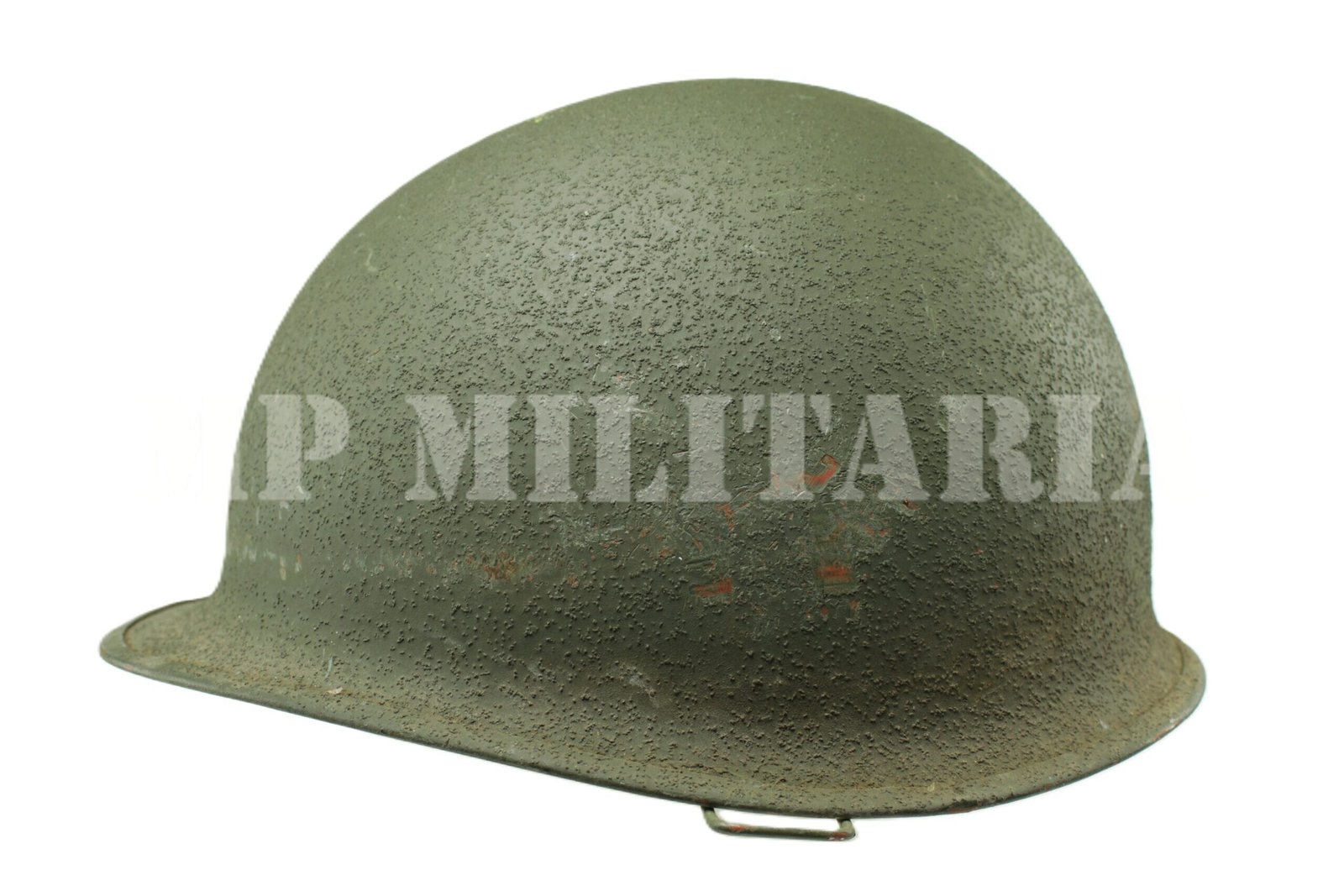 CAPACETE DE AÇO M1, COM PINTURA RUGOSA - Imagem 3