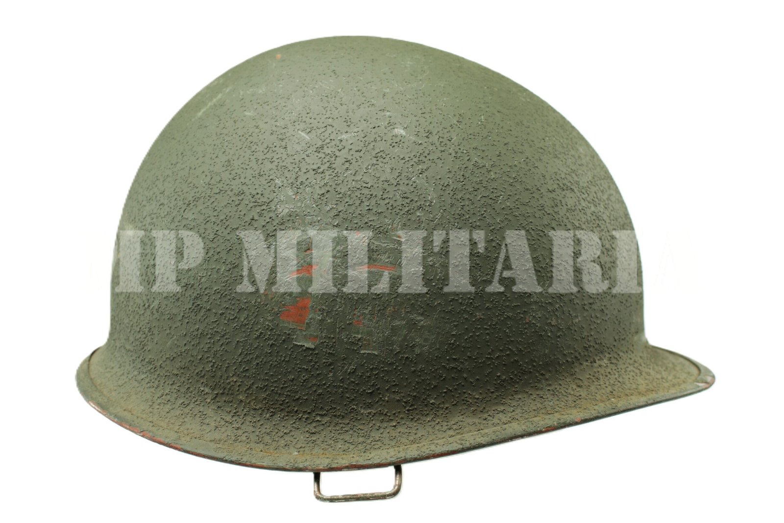 CAPACETE DE AÇO M1, COM PINTURA RUGOSA - Imagem 4