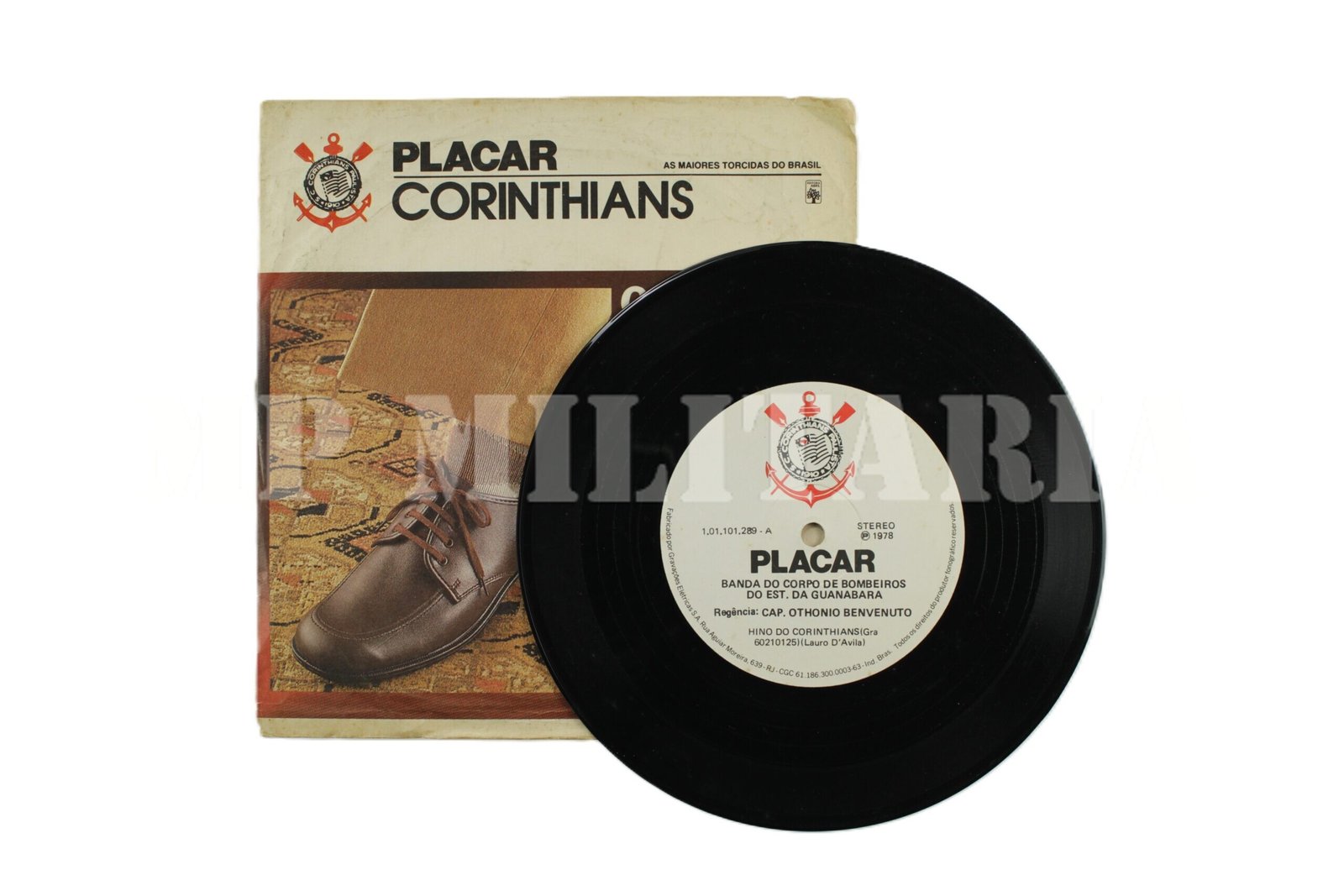 DISCO COMPACTO DA REVISTA PLACAR COM O HINO DO CORINTHIANS – 1978