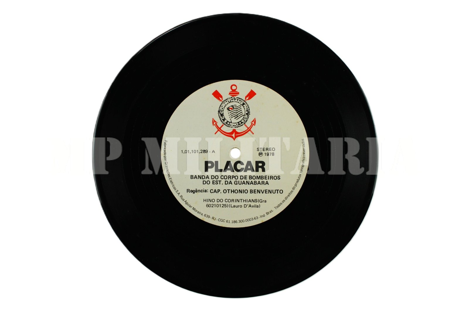 DISCO COMPACTO DA REVISTA PLACAR COM O HINO DO CORINTHIANS – 1978 - Imagem 2