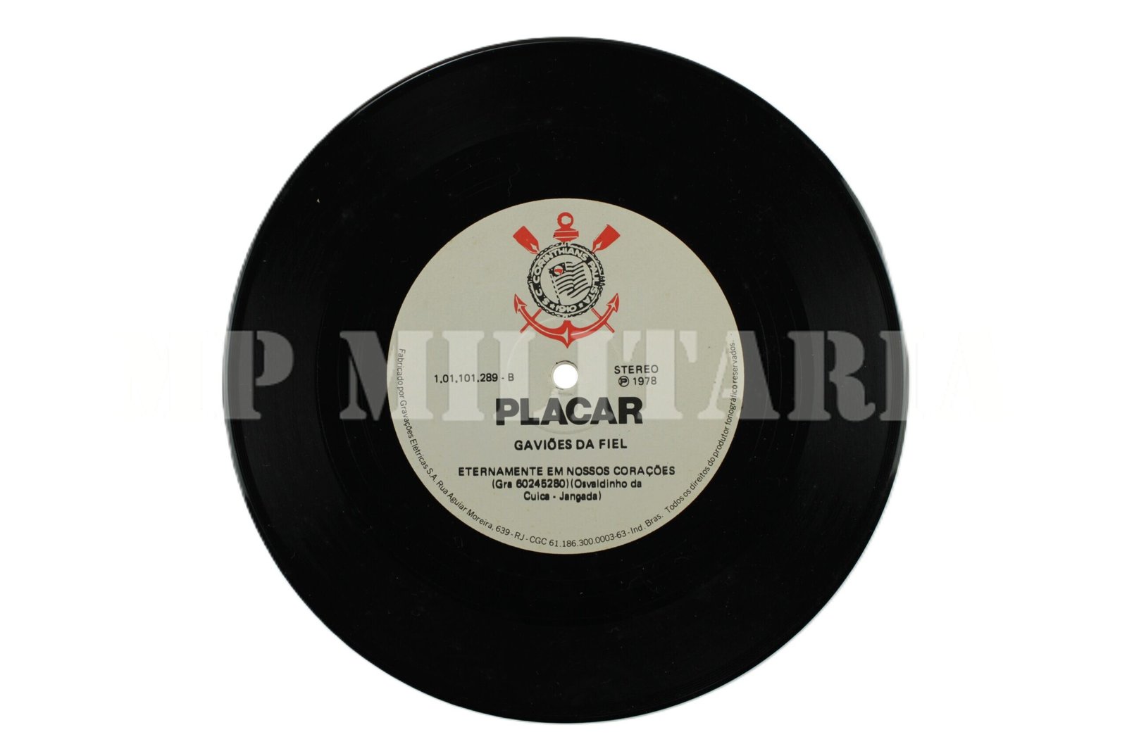 DISCO COMPACTO DA REVISTA PLACAR COM O HINO DO CORINTHIANS – 1978 - Imagem 3
