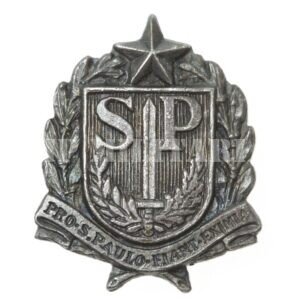 PIN DO BRASÃO DO ESTADO DE SÃO PAULO – “PRO S. PAULO FIANT EXIMIA” – REVOLUÇÃO DE 1932