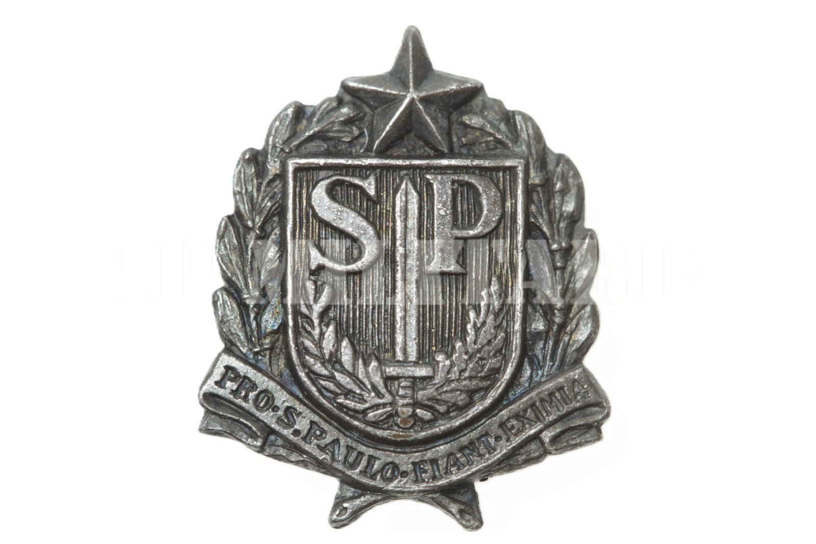 PIN DO BRASÃO DO ESTADO DE SÃO PAULO – “PRO S. PAULO FIANT EXIMIA” – REVOLUÇÃO DE 1932