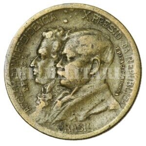 MOEDA DE 1000 RÉIS DE 1922 – COMEMORATIVA DO 1º CENTENÁRIO DA INDEPENDÊNCIA