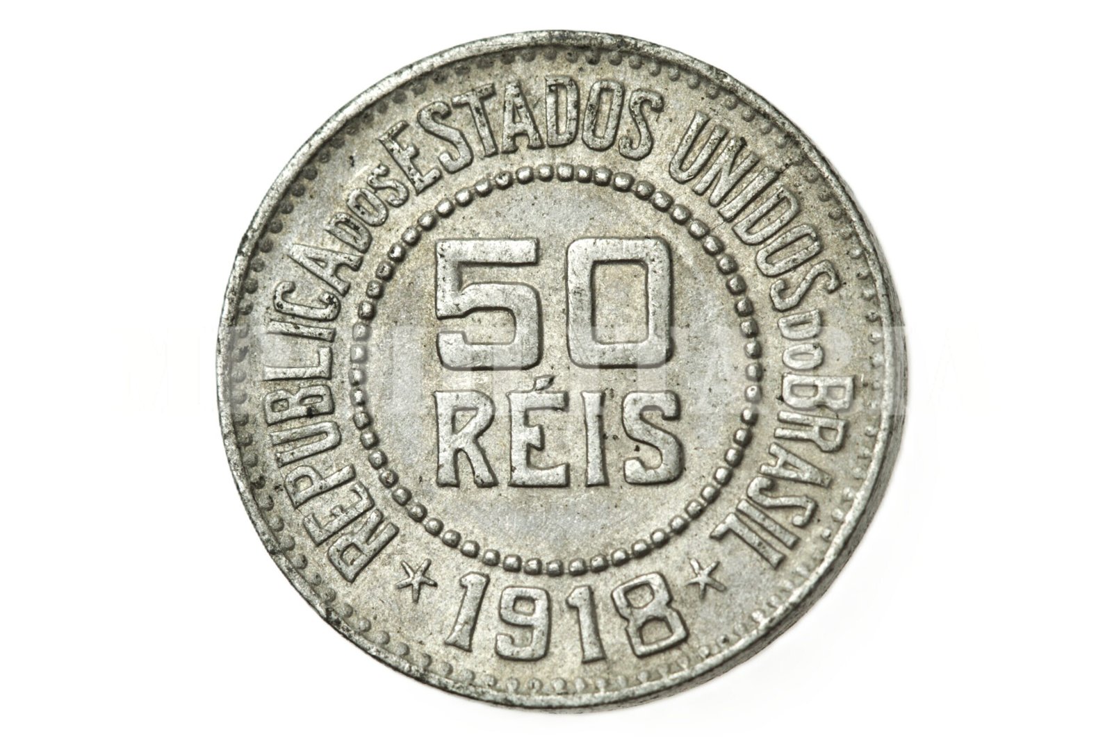MOEDA DE 50 REIS – 1918