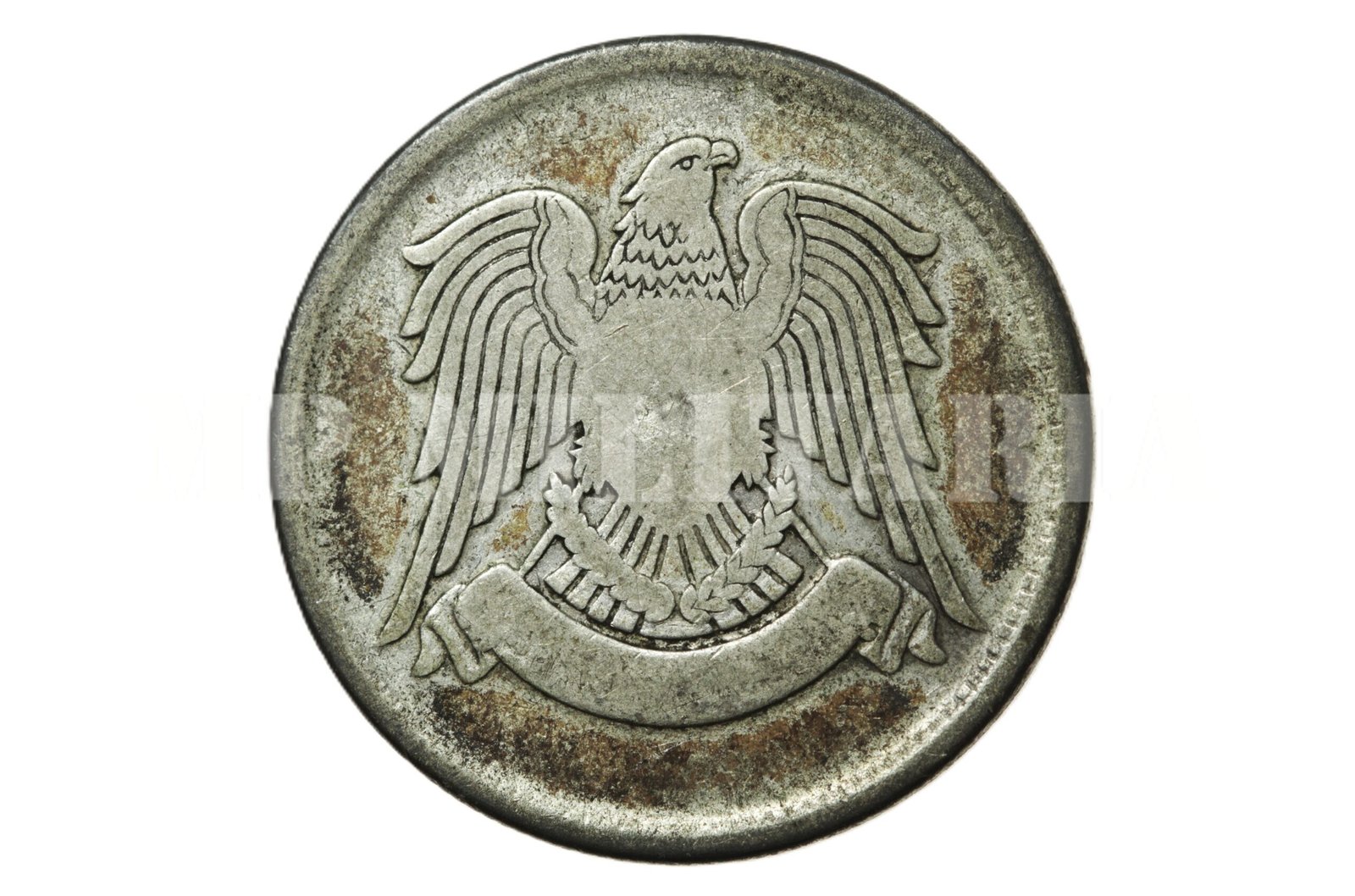 MOEDA DE 50 PIASTRES DE PRATA - SÍRIA 1947
