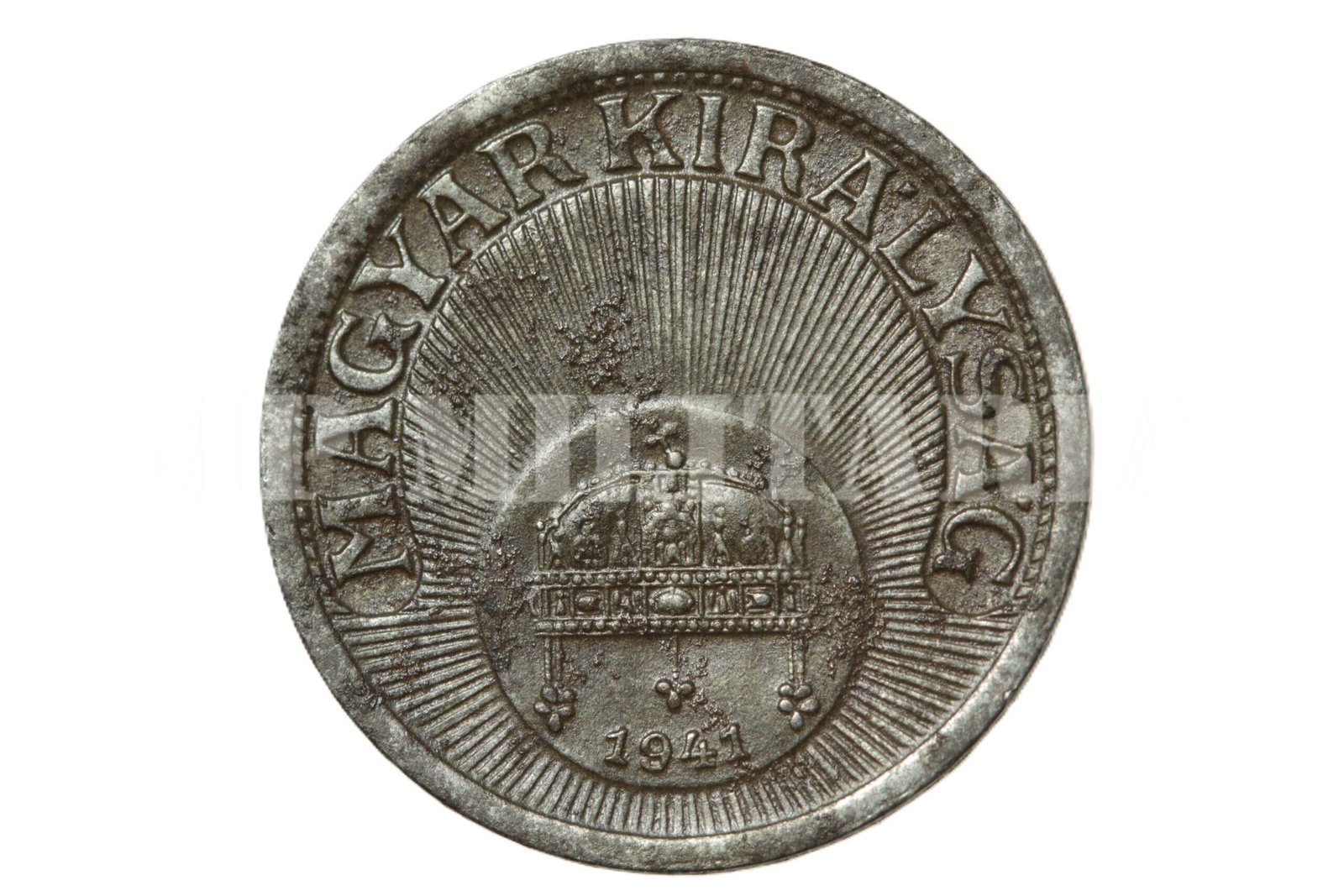 MOEDA DE 10 FILLER – HUNGRIA 1941 – II GUERRA - Imagem 2