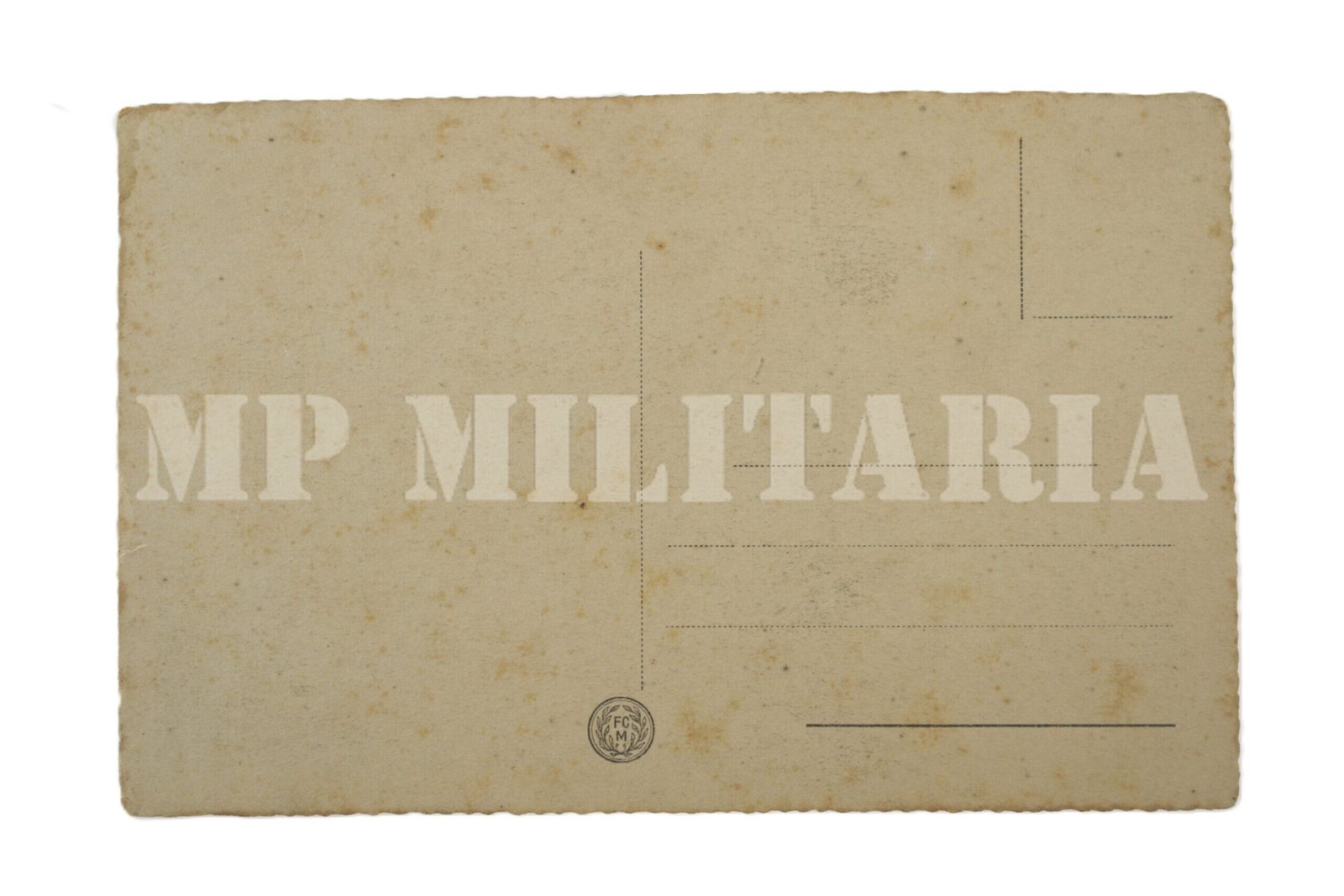 CARTÃO POSTAL MILITAR “POSTA MILITARE” DE OFICIAL DO EXÉRCITO ITALIANO – I GUERRA - Imagem 3