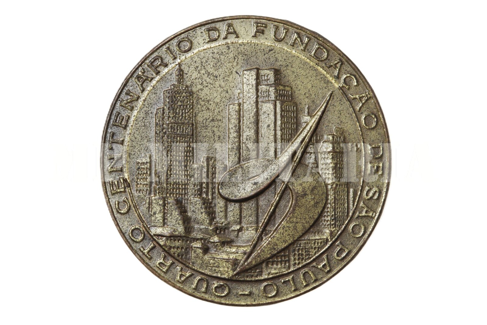 MEDALHA DO IV CENTENÁRIO DA CIDADE DE SÃO PAULO – NON DUCOR DUCO – MODULO MENOR
