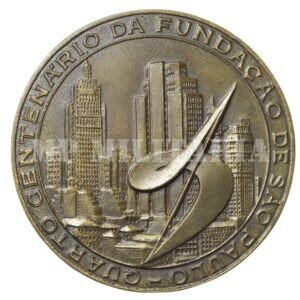 MEDALHA DO IV CENTENÁRIO DA CIDADE DE SÃO PAULO – NON DUCOR DUCO – MODULO MAIOR