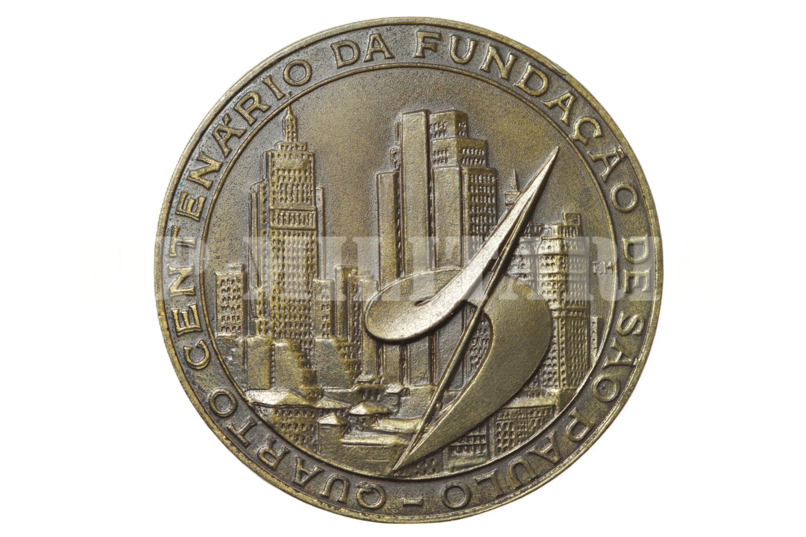 MEDALHA DO IV CENTENÁRIO DA CIDADE DE SÃO PAULO – NON DUCOR DUCO – MODULO MAIOR
