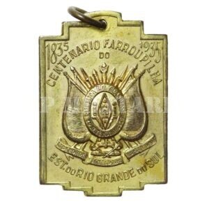 MEDALHA CETENÁRIO FARROUPILHA, CATEDRAL METROPOLITANA DE PORTO ALEGRE RS – 1935