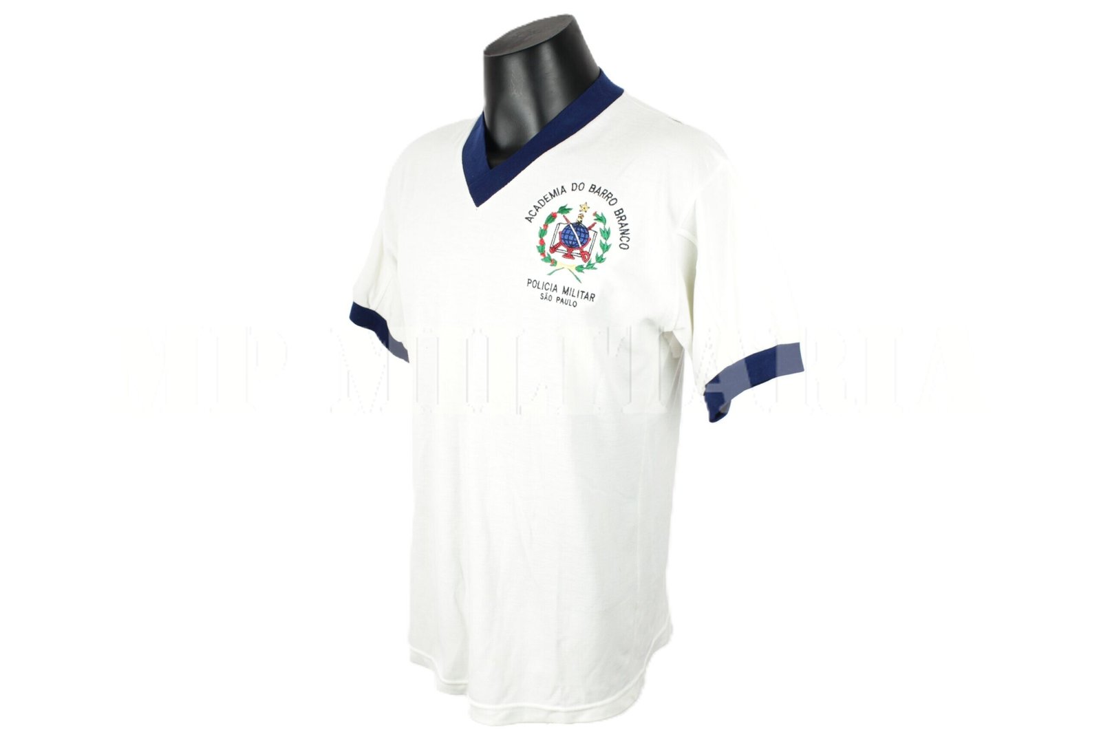 ANTIGA CAMISETA DE EDUCAÇÃO FISICA DA ACADEMIA DO BARRO BRANCO – POLÍCIA MILITAR