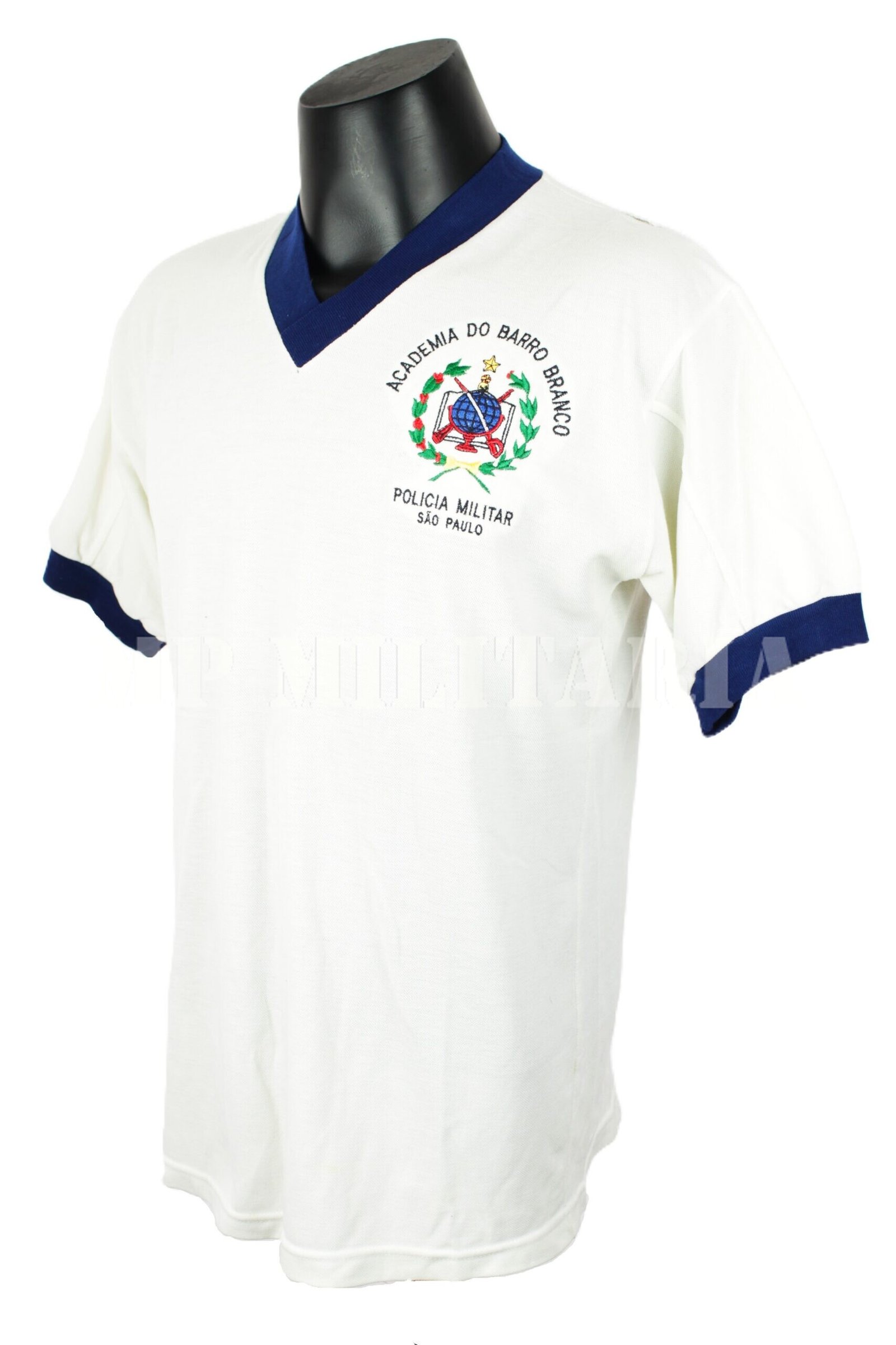 ANTIGA CAMISETA DE EDUCAÇÃO FISICA DA ACADEMIA DO BARRO BRANCO – POLÍCIA MILITAR - Imagem 2