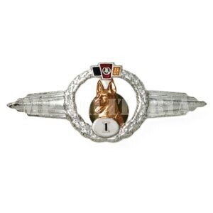 BADGE DE ADESTRADORES DE CÃES NÍVEL 1 – ALEMANHA ORIENTAL DDR