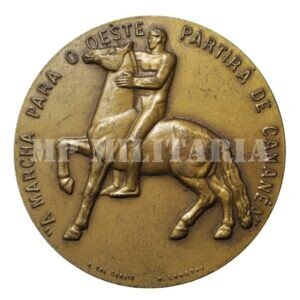 RARA MEDALHA DO IV CENTENÁRIO DE IGUAPE “A MARCHA PARA O OESTE PARTIRÁ DE CANANÉIA” – 1938