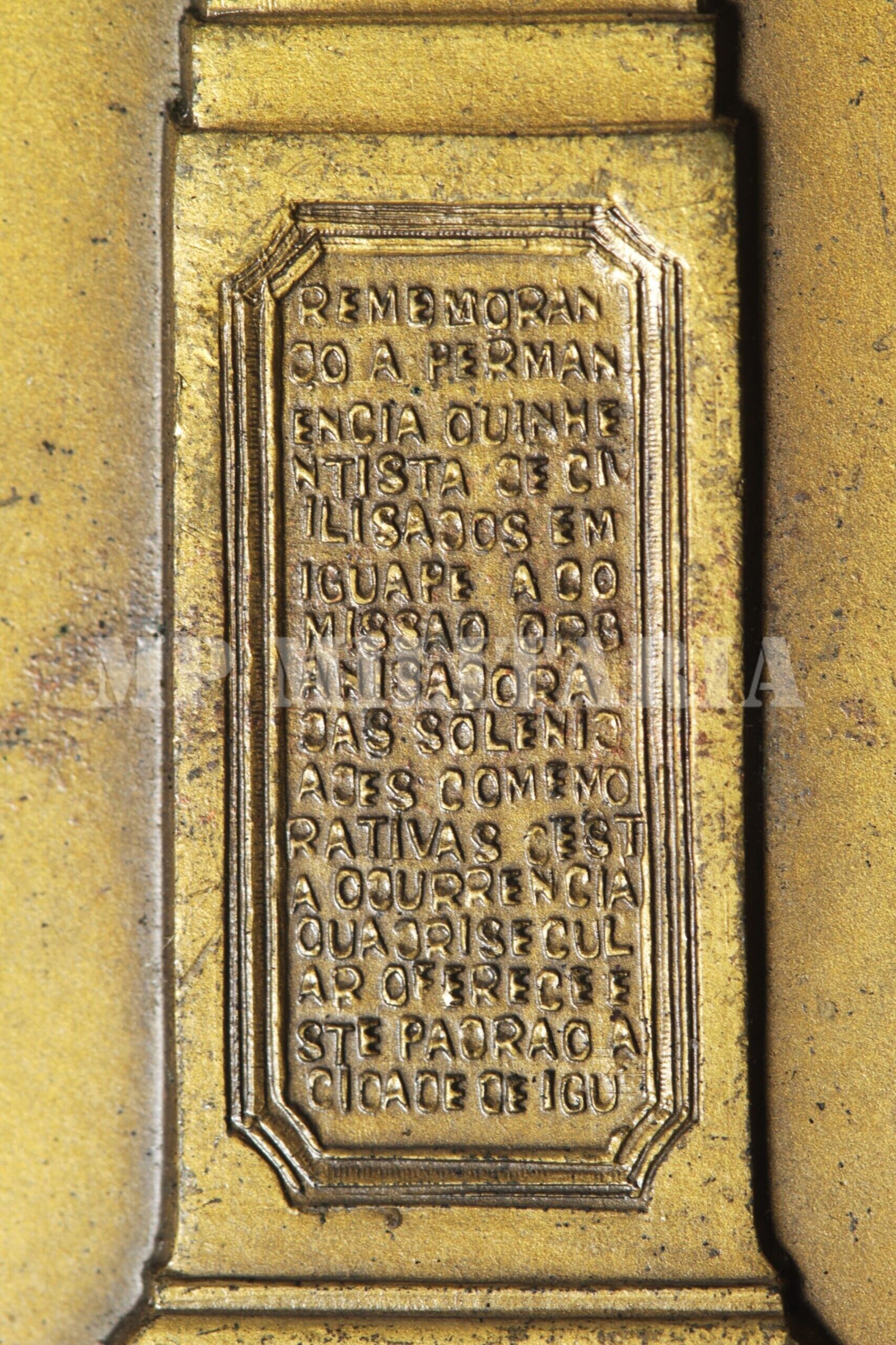 RARA MEDALHA DO IV CENTENÁRIO DE IGUAPE “A MARCHA PARA O OESTE PARTIRÁ DE CANANÉIA” – 1938 - Imagem 3