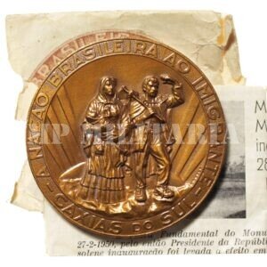 MEDALHA OFICIAL A NAÇÃO BRASILEIRA AO IMIGRANTE – CAXIAS DO SUL – 1954