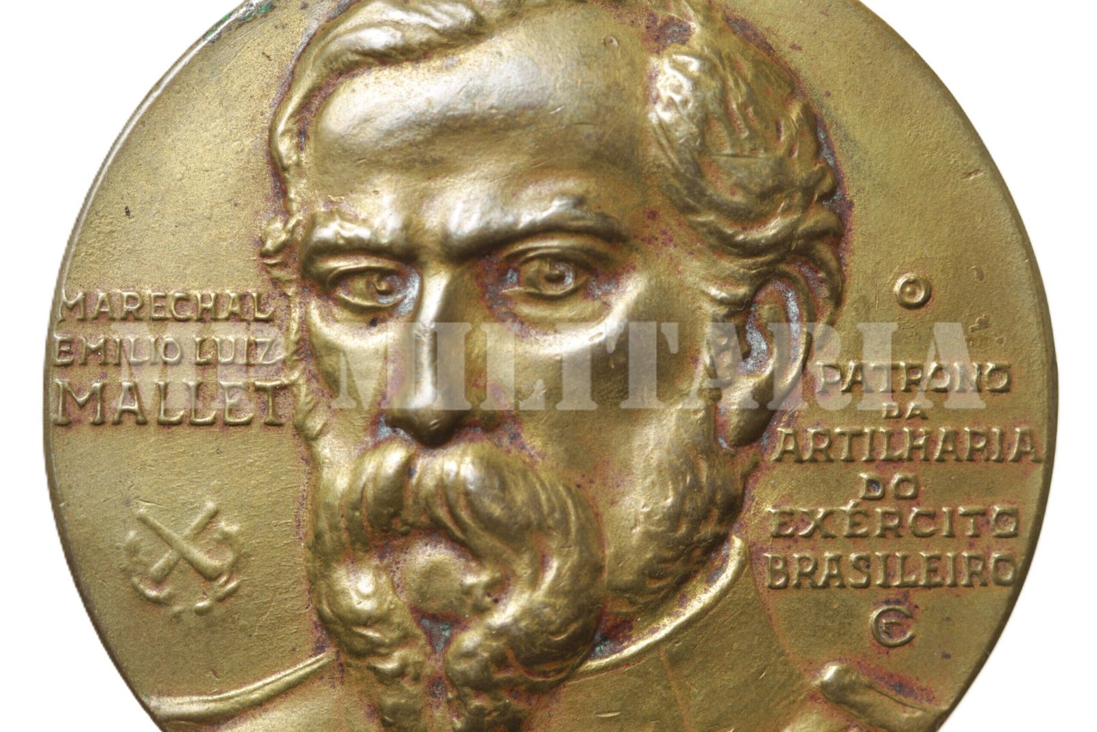 MEDALHA DO PATRONO DA ARTILHARIA MALLET ∙ SESQUICENTENÁRIO – 1951 180,00 - Imagem 3